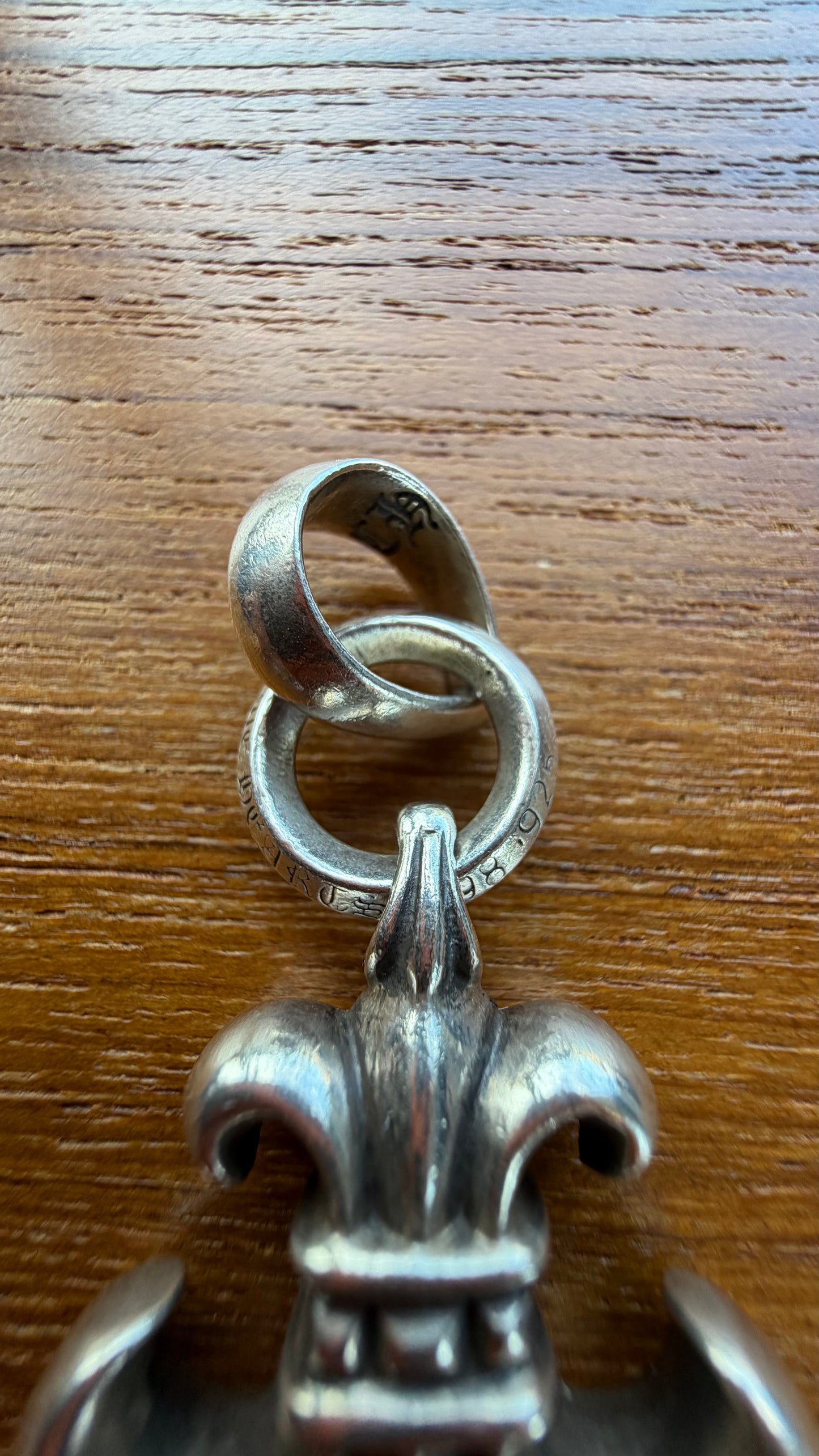 CHROME HEARTS BS FLEUR SILVER PENDANT