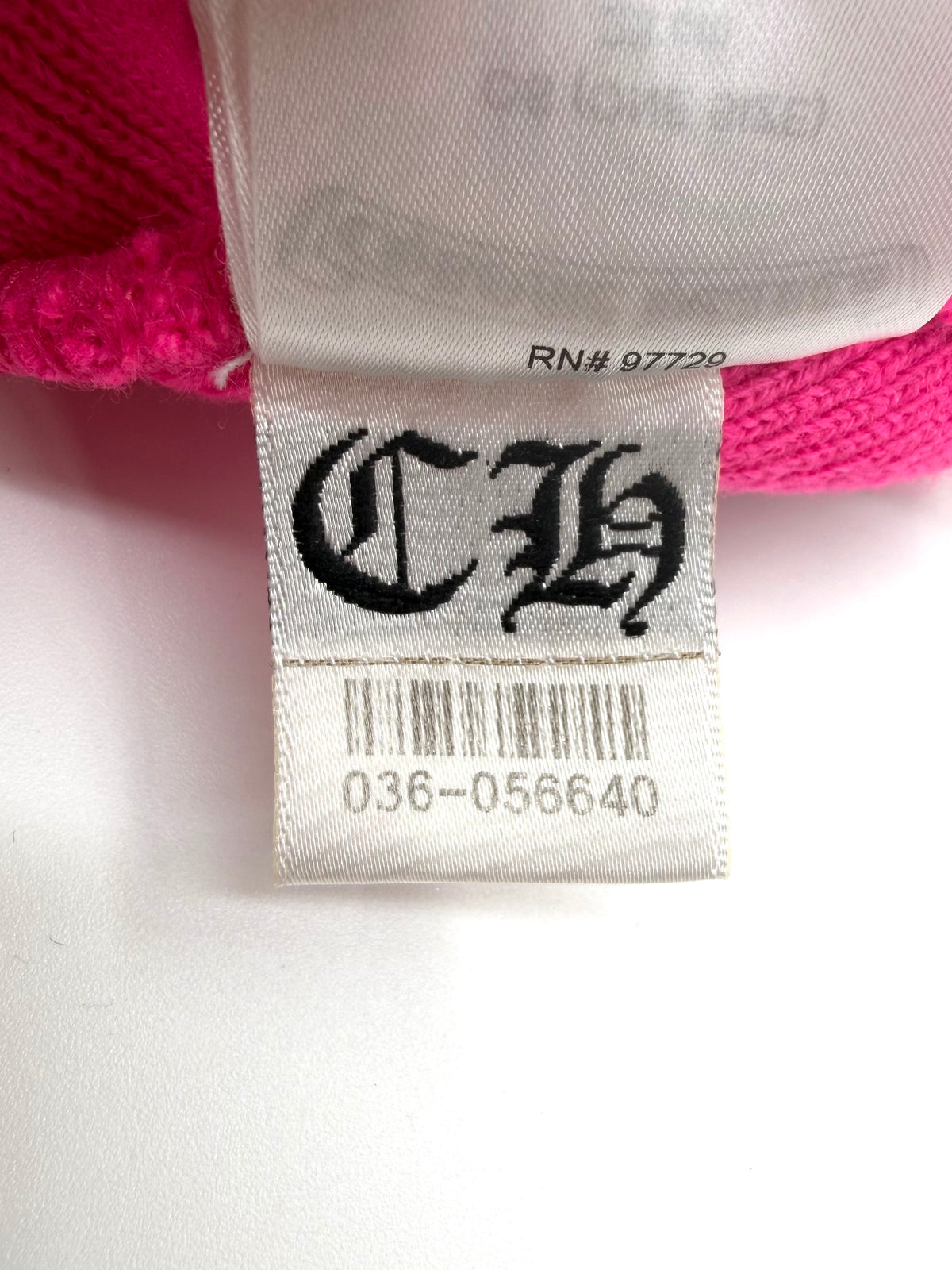 CHROME HEARTS MIAMI EXCLUSIVE WATCH CAP EMBROIDERED BEANIE - HOT PINK