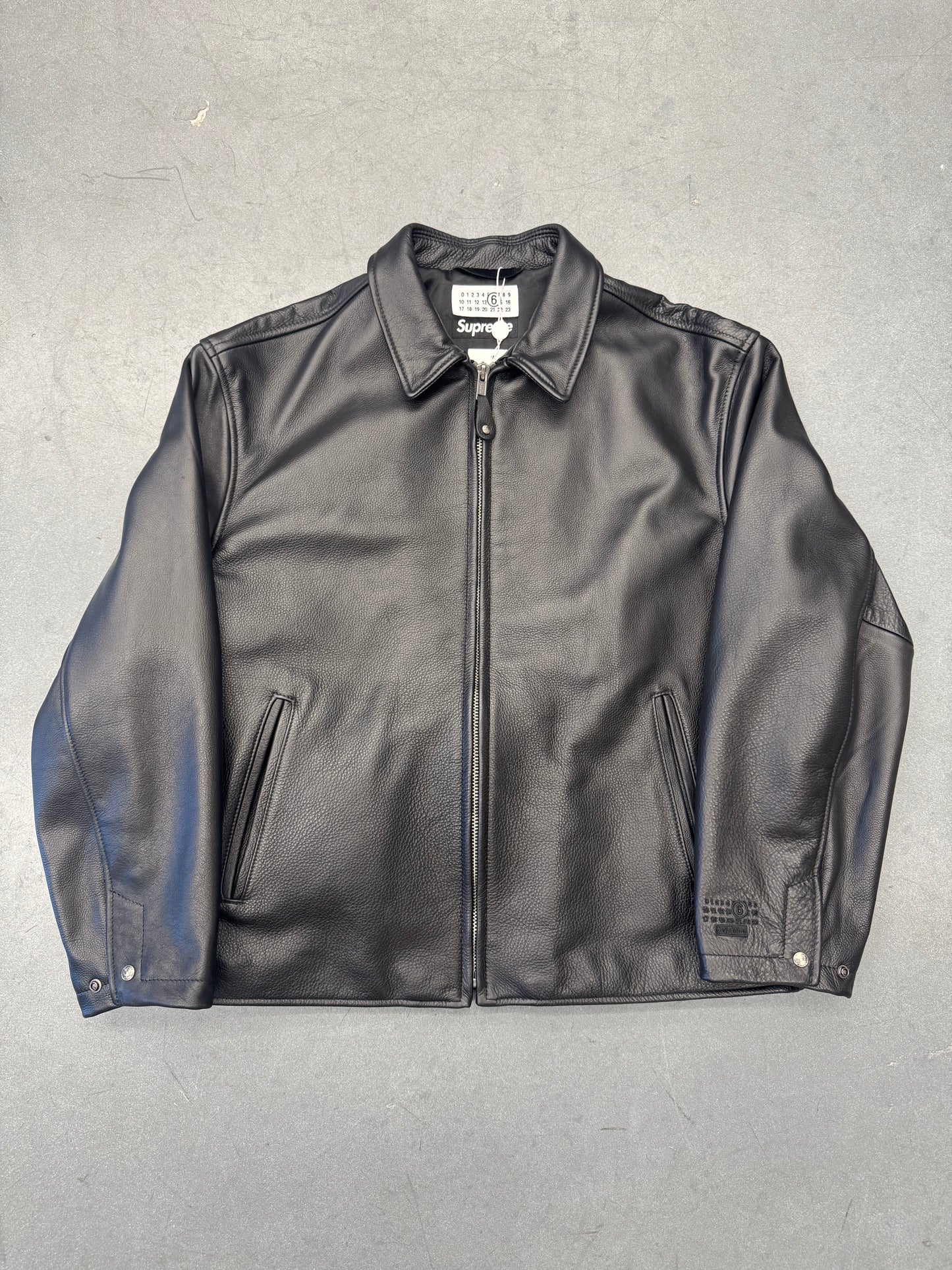 SS26 SUPREME MM6 SCHOTT EAGLE LEATHER JACKET