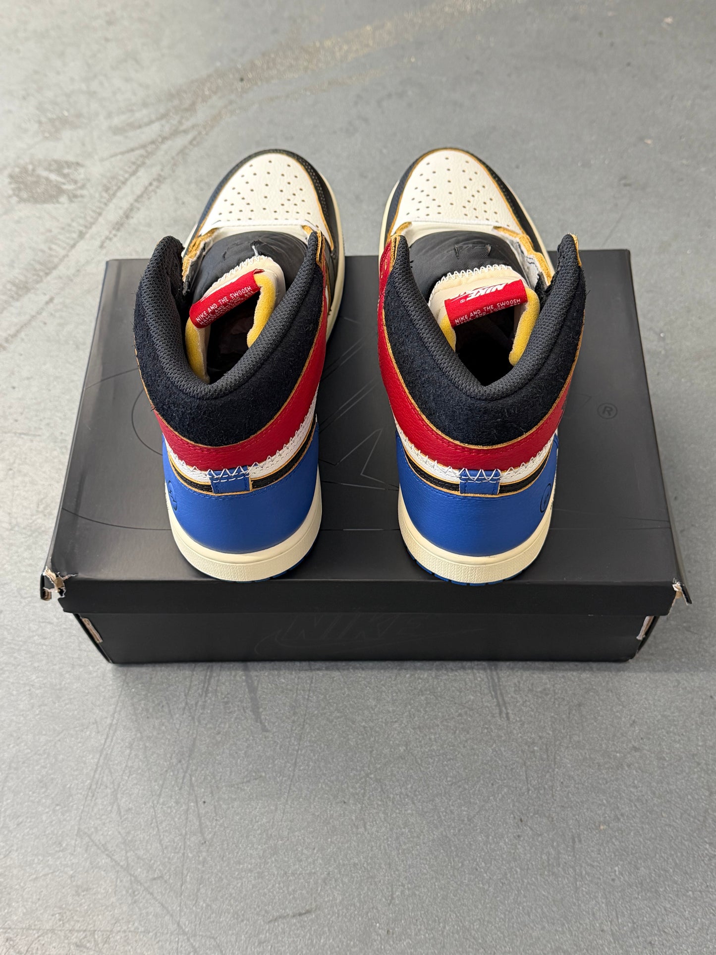 2026 JORDAN 1 RETRO HIGH OG SP FRAGMENT X UNION LA VARSITY RED SPORT ROYAL (W/BOX)