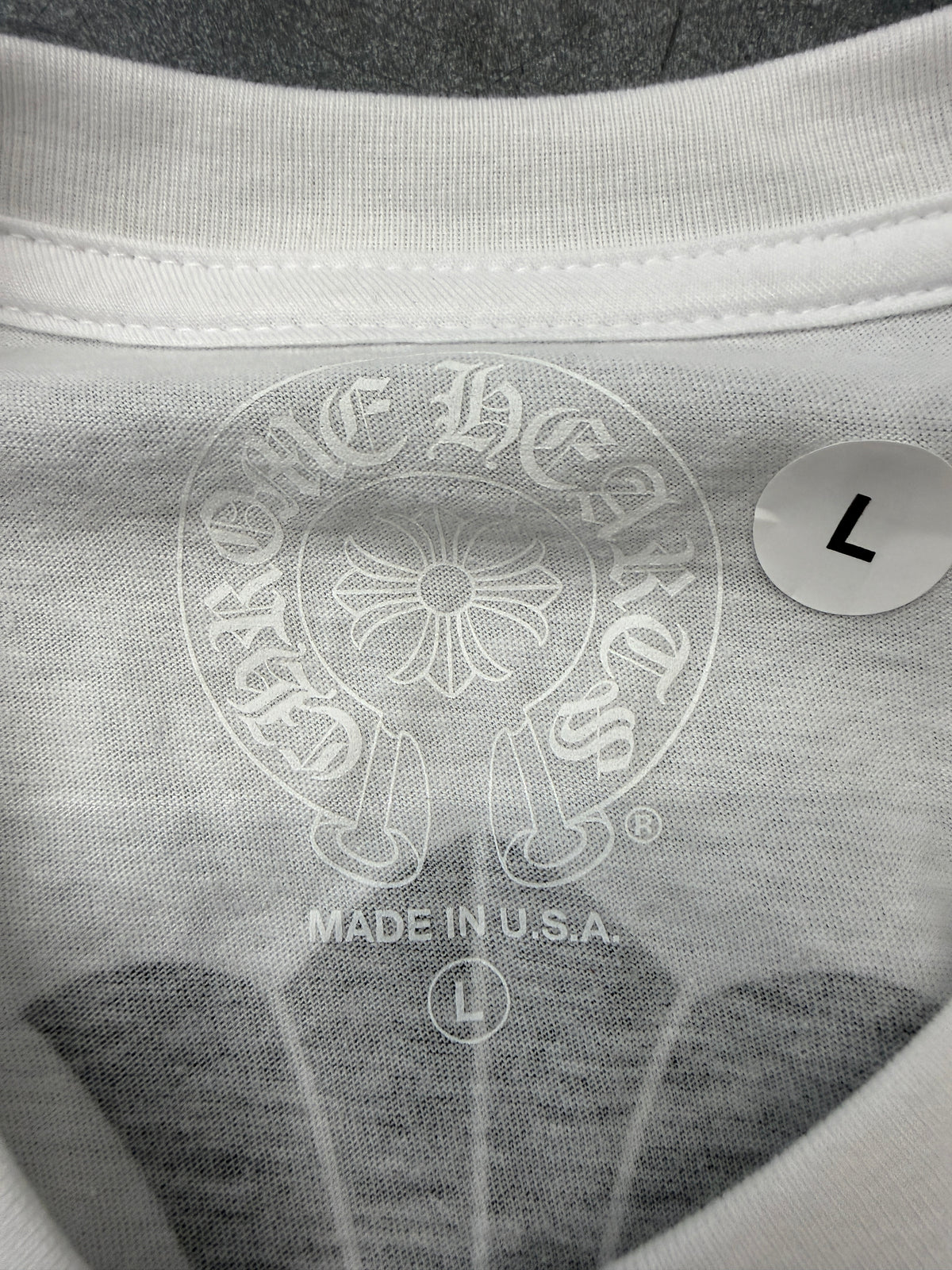 CHROME HEARTS ST. BARTH'S ANCHOR LONG SLEEVE TEE