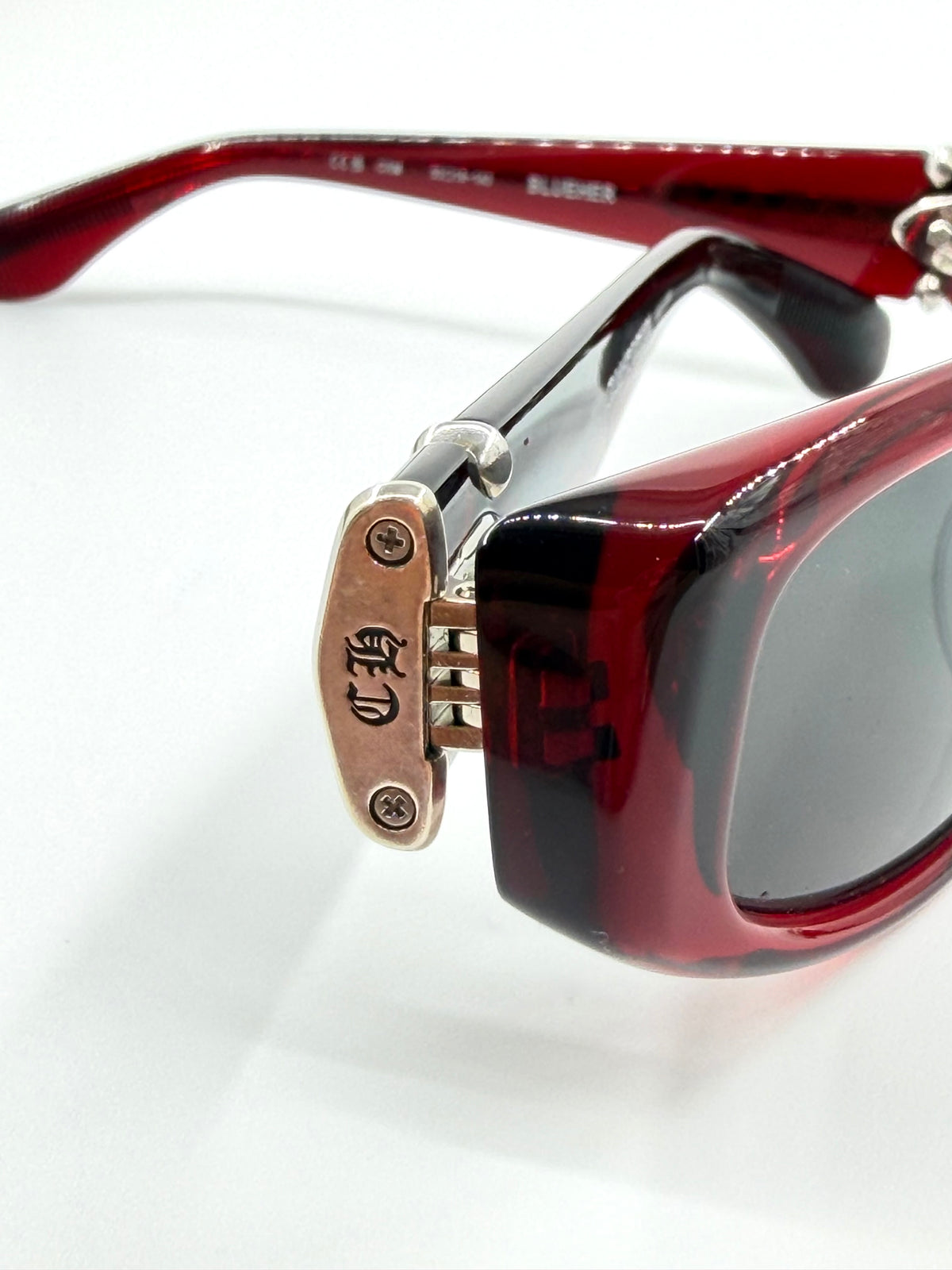CHROME HEARTS BLUEHER SUNGLASSES - RED