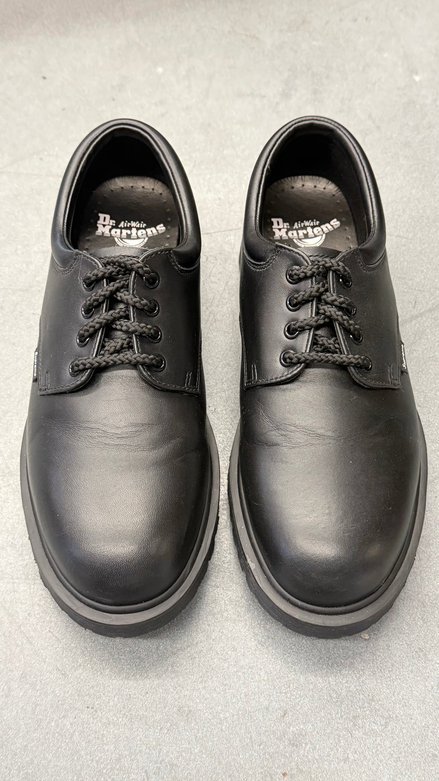 SS26 SUPREME DR. MARTENS POSTAL 4-EYE SHOE