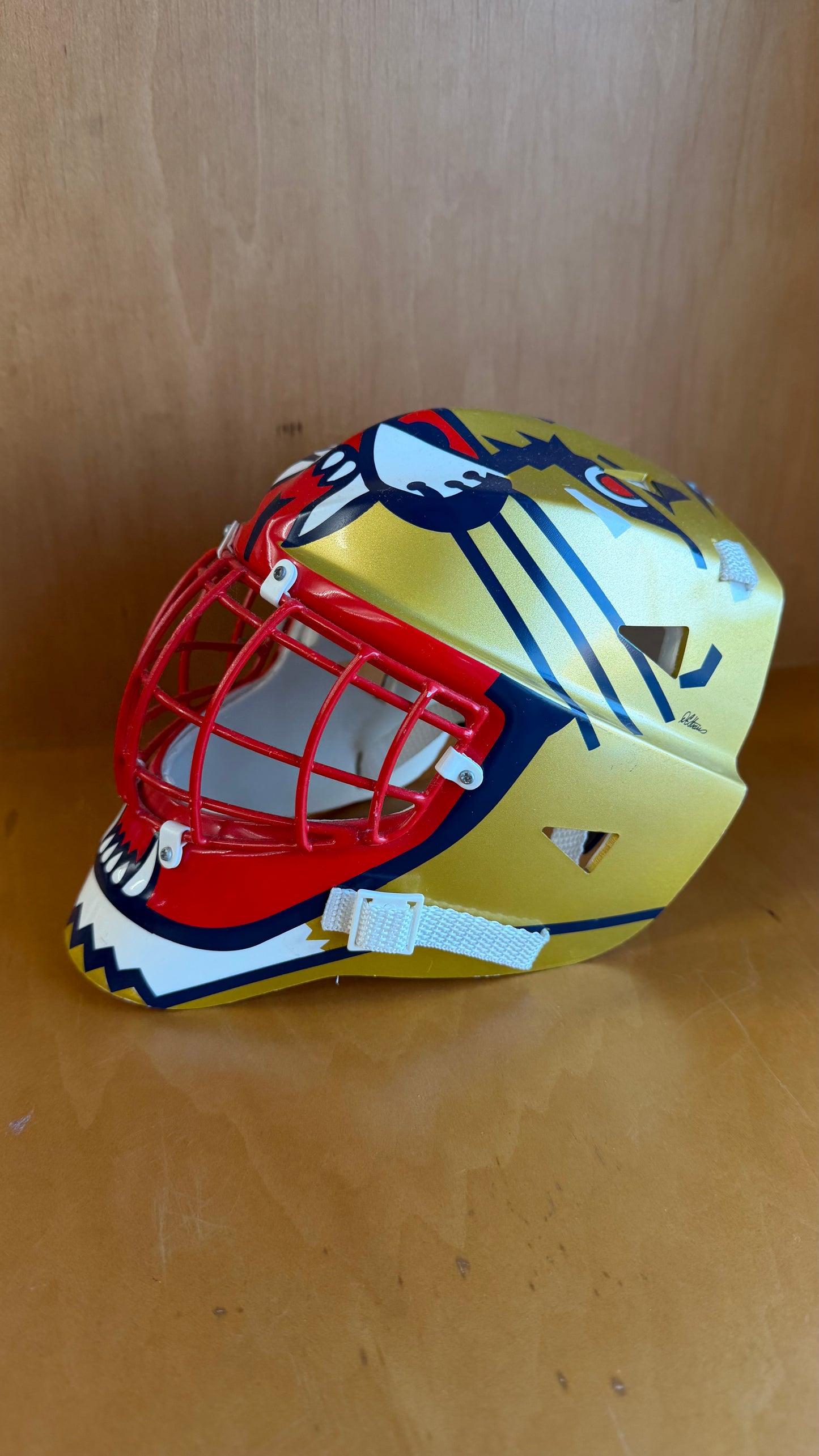 FLORIDA PANTHERS JOHN VANIESBROUCK MINI REPLICA MINI HELEMET