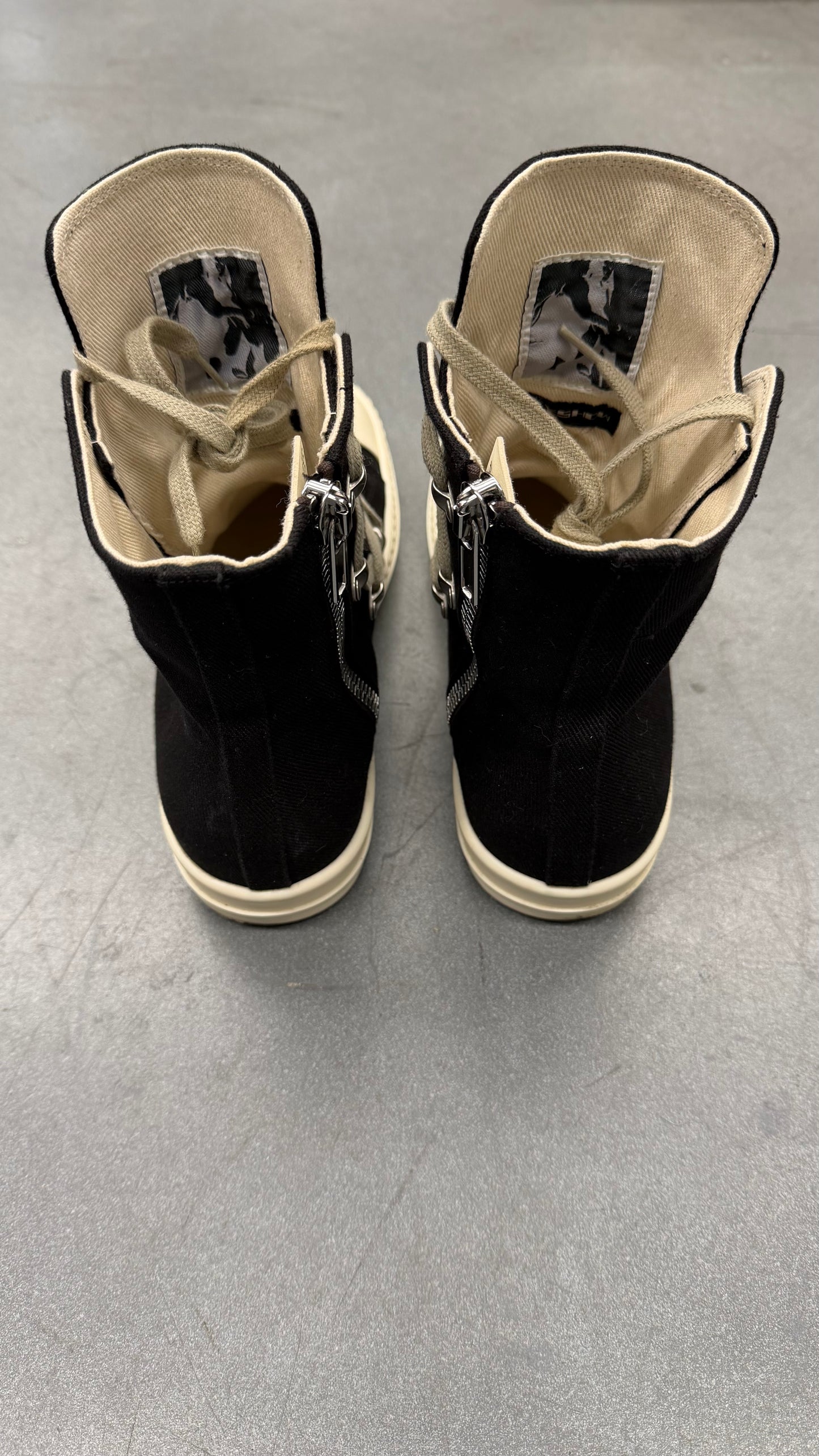 RICK OWENS DRKSHDW HEXA HIGH-TOP SNEAKERS