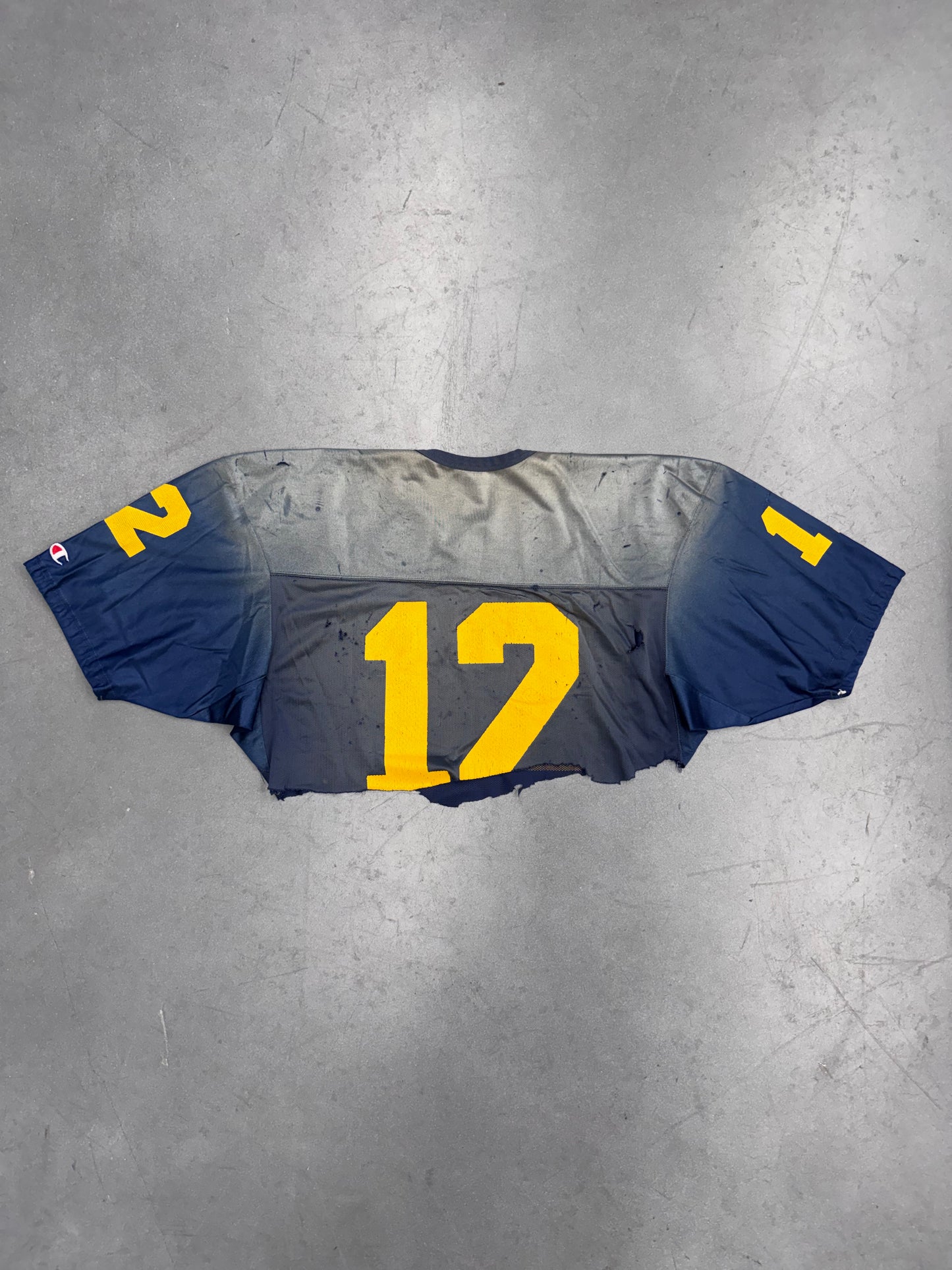 80'S CROPPED AND DISTRESSED #12 MESH JERSEY