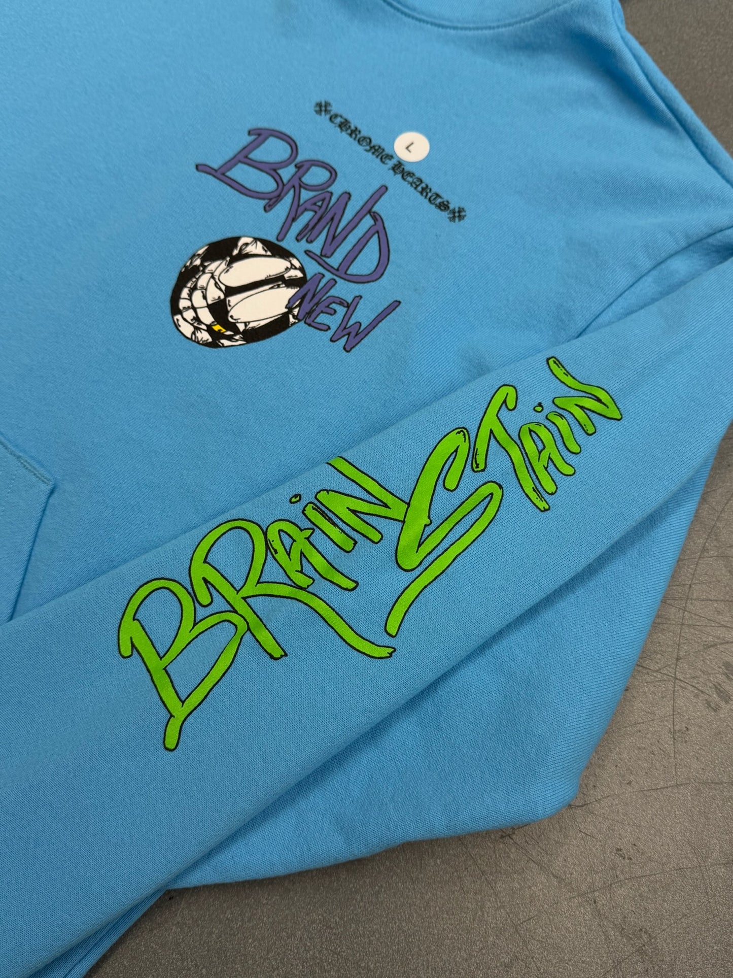 CHROME HEARTS MATTY BOY BRAND NEW HOODIE - BLUE