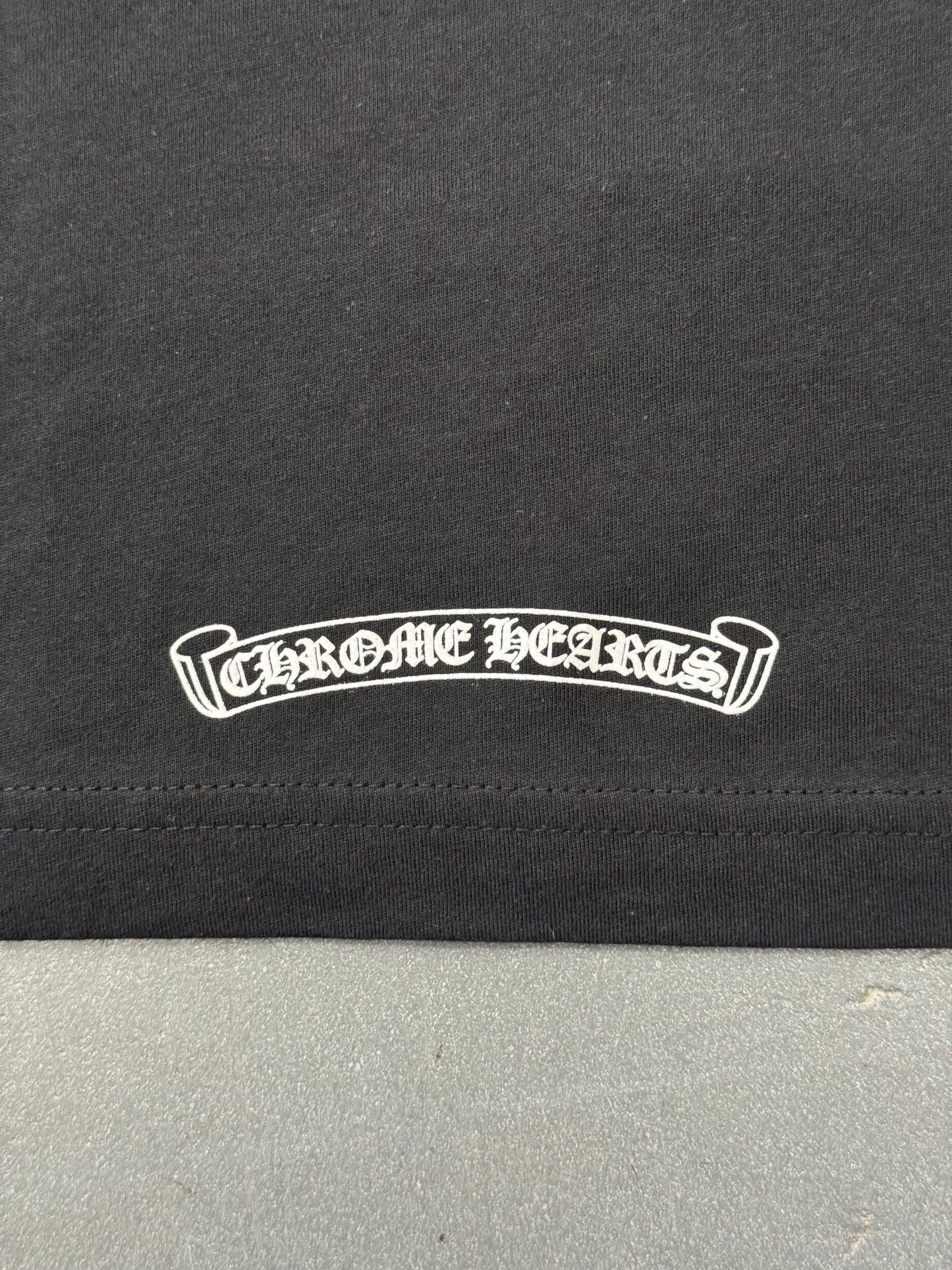 CHROME HEARTS COLLAR PRINT POCKET TEE