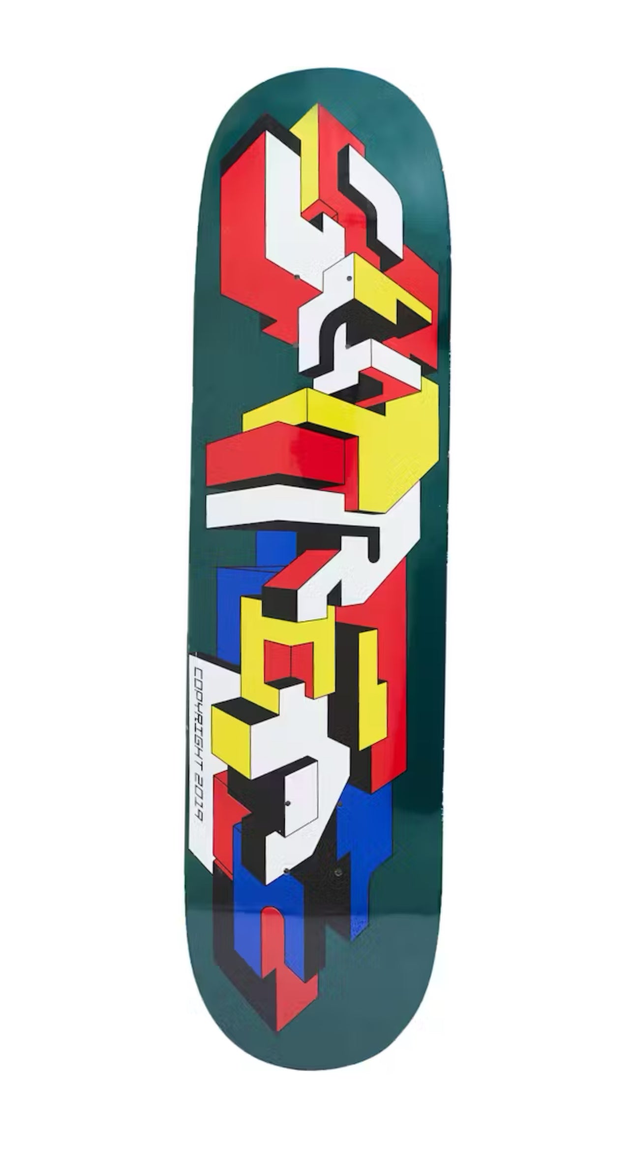 FW19 SUPREME DELTA LOGO SKATEBOARD DECK DARK GREEN