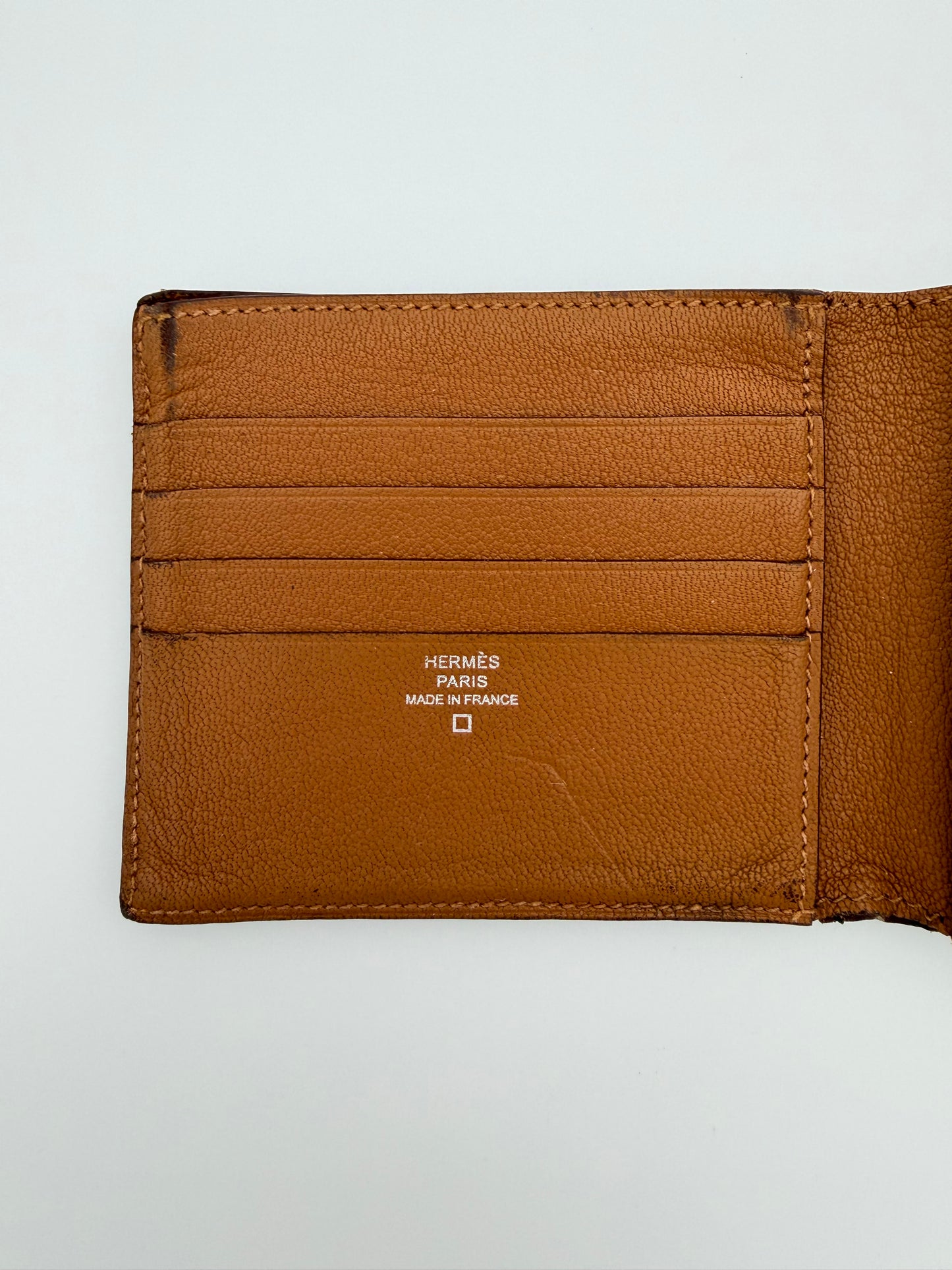 HERMES MC2 ALLIGATOR WALLET (NO BOX)