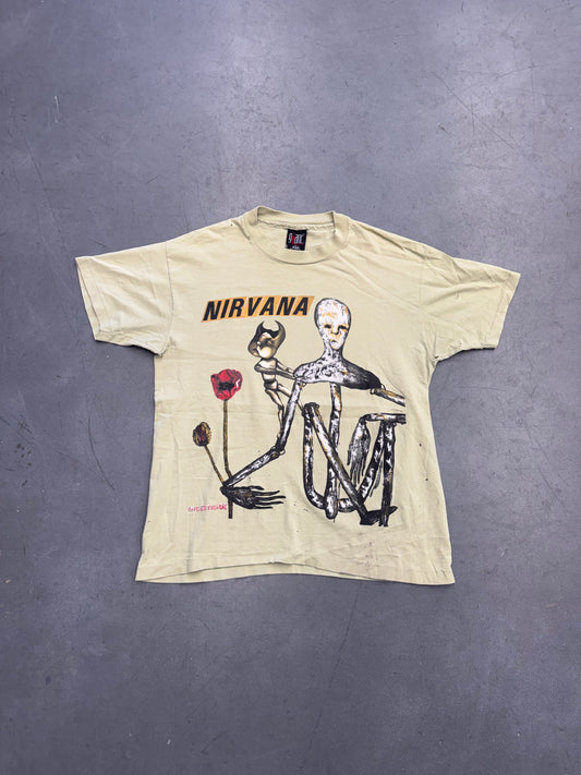 90'S NIRVANA INCESTICIDE TEE (GIANT BY ANVIL TAG)