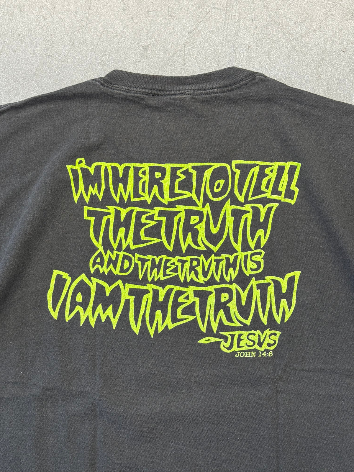 90S JESUS SON OF MAN MANSON PARODY TEE (DELTA TAG)