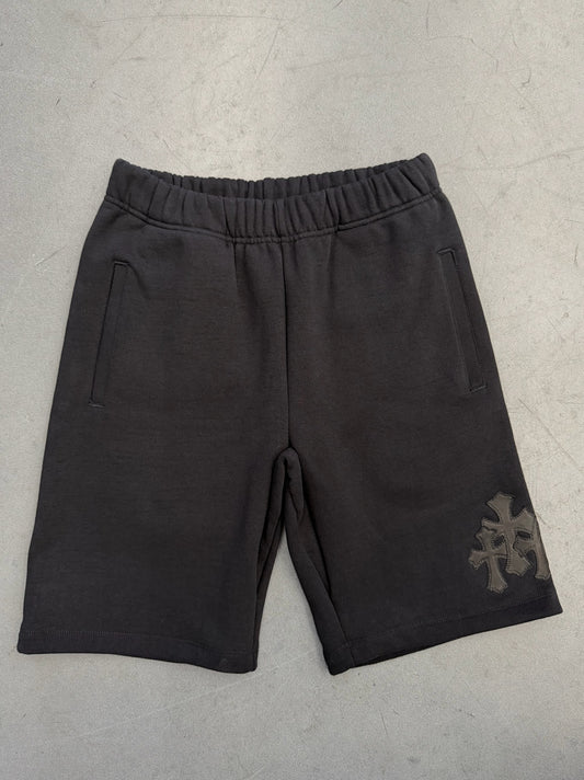 CHROME HEARTS PAPER JAM SWEATSHORTS - BLACK/BLACK