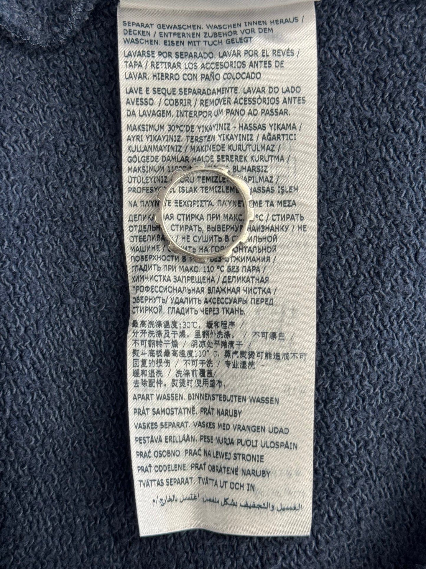MAISON MARGIELA REVERSE LOGO STITCHED CREWNECK