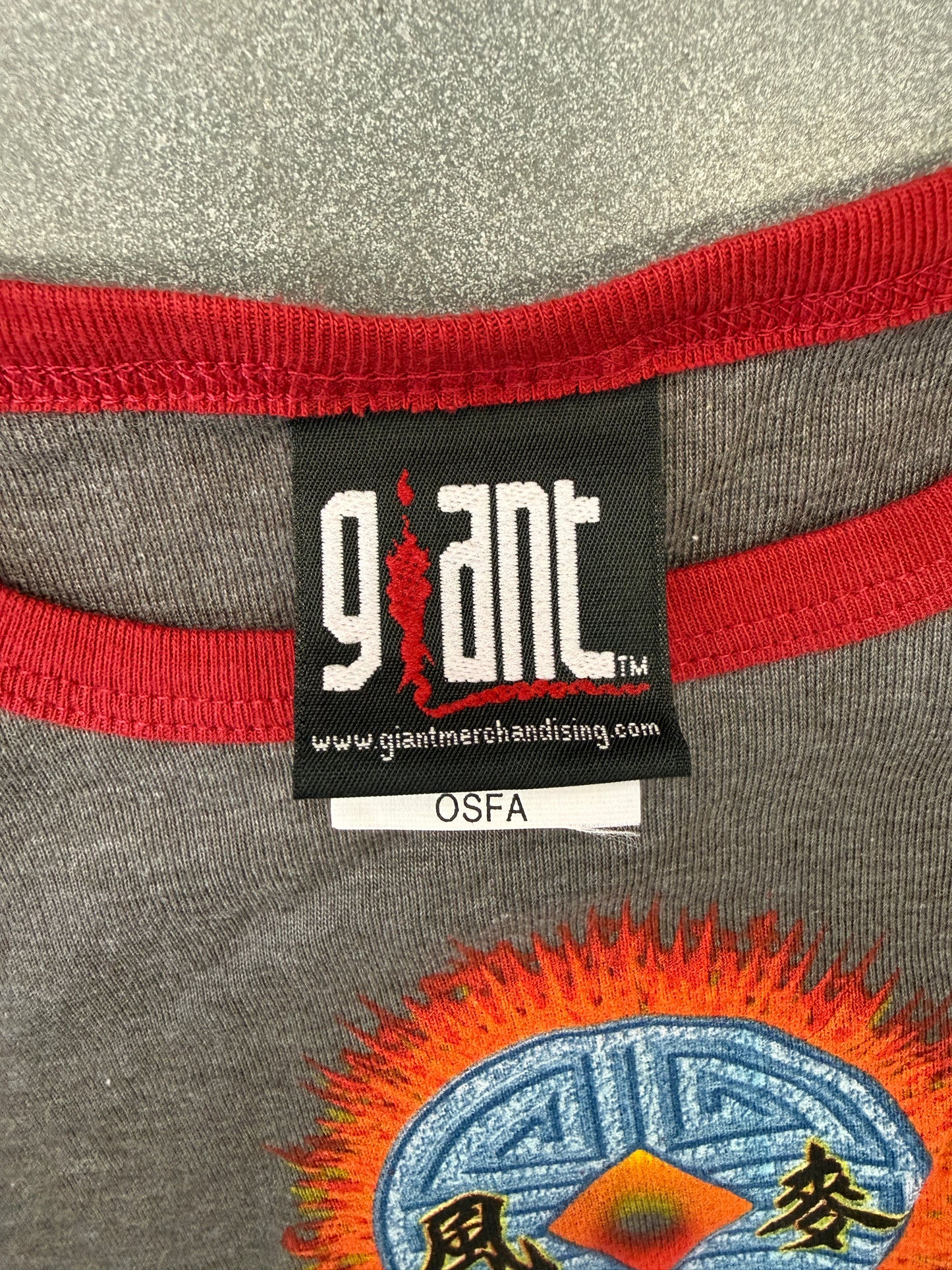 Y2K YOUTH KORN MEDALLION RAGLAN TEE (GIANT TAG)