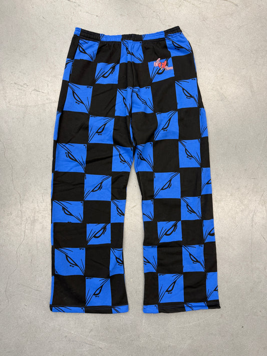 ANTI PROMO MATTY BOY 99 EYES SWEATPANTS - BLUE