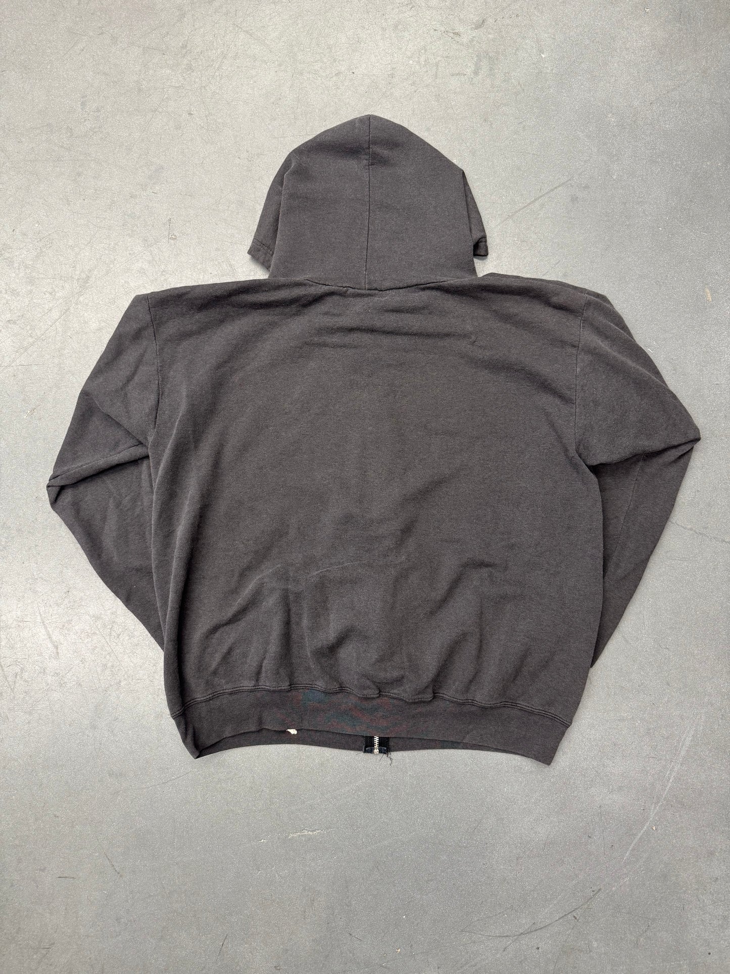 Y2K NIRVANA ZIP UP SMILEY HOODIE (B&B TAG)