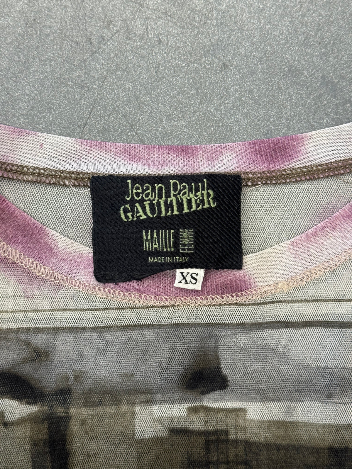 90'S JEAN PAUL GAULTIER WOMENS INDUSTRIAL MESH TOP
