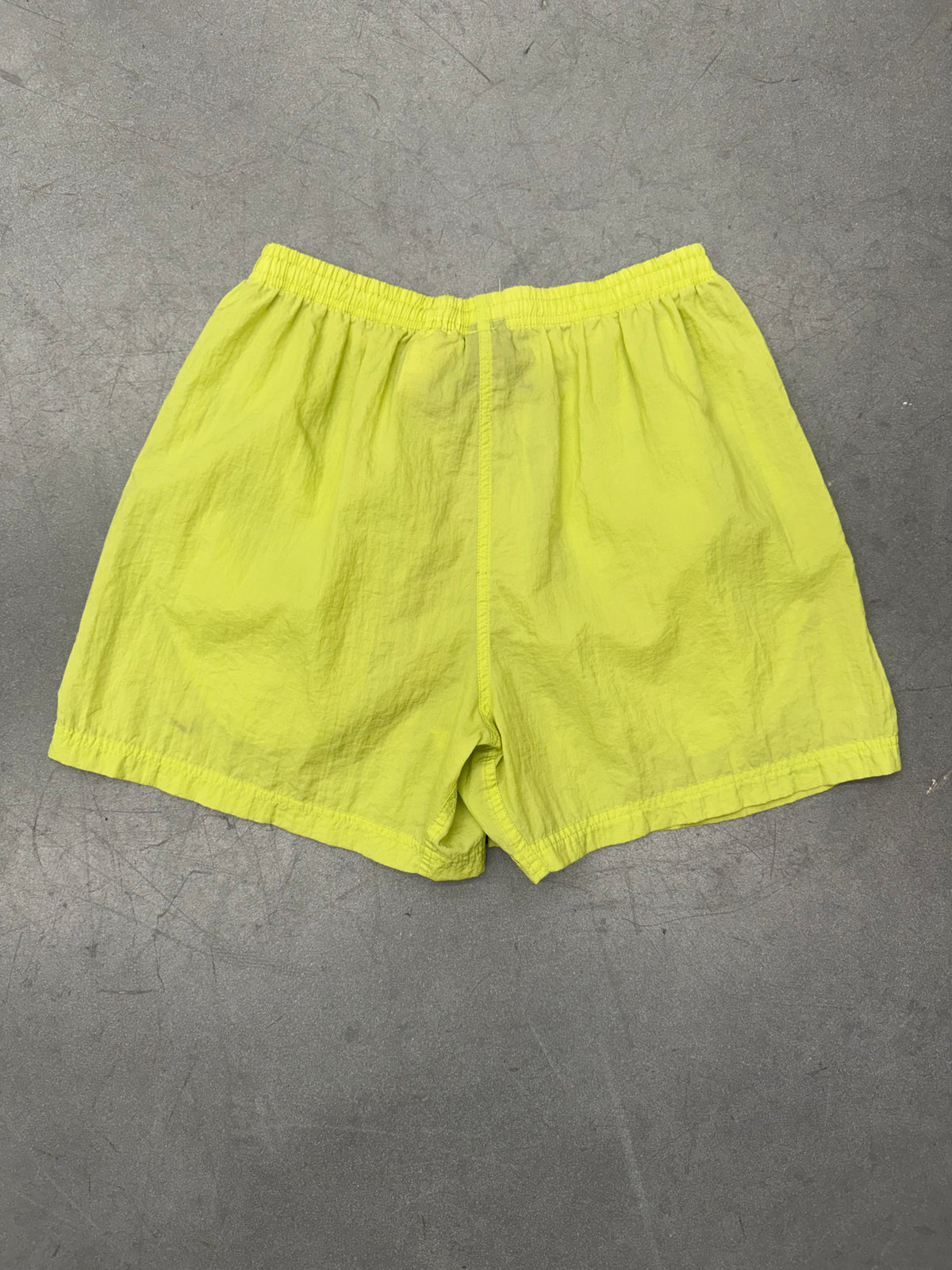 VINTAGE NIKE NEON GREEN NYLON SHORTS