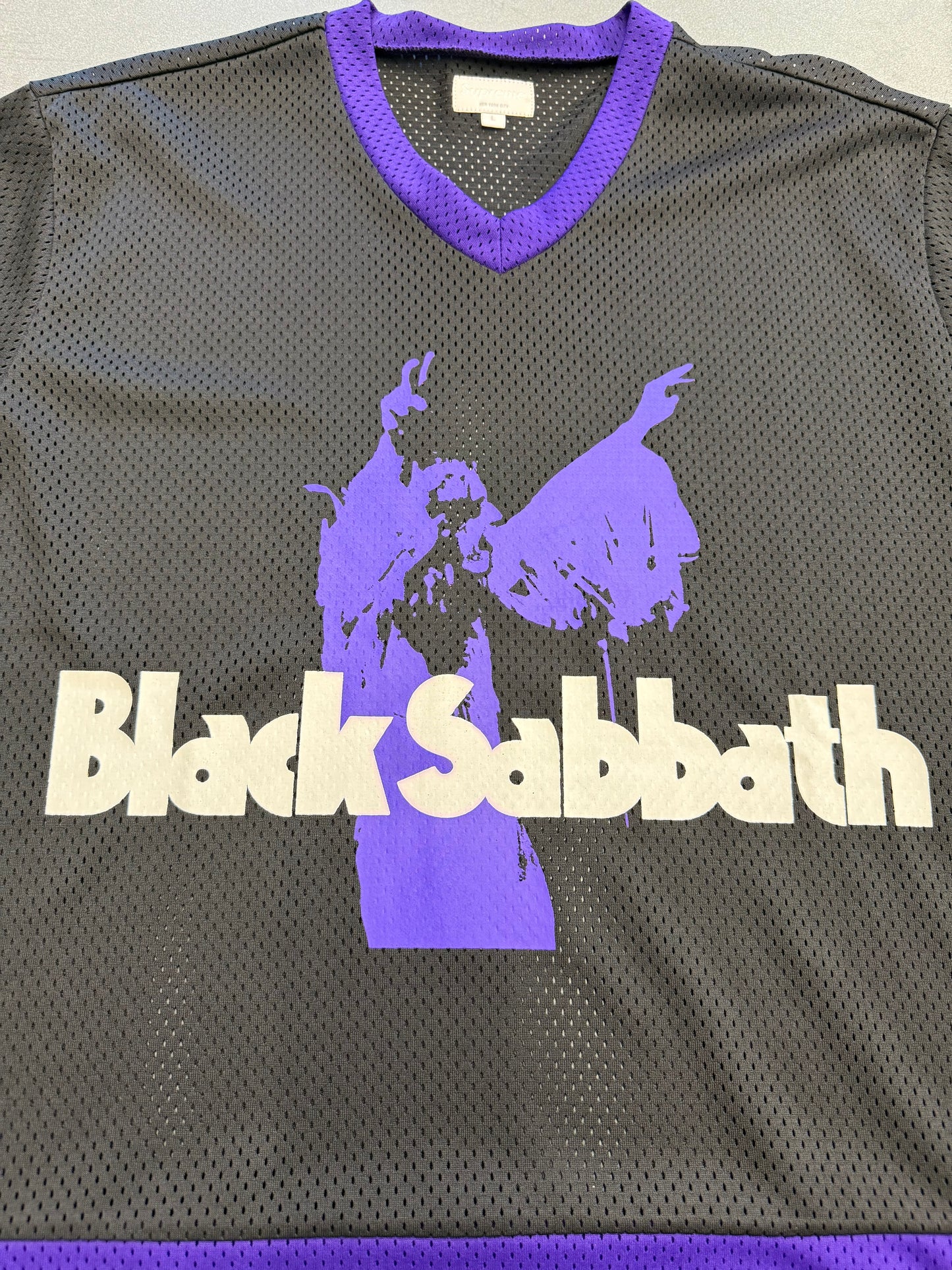 SS16 SUPREME X BLACK SABBATH HOCKEY JERSEY