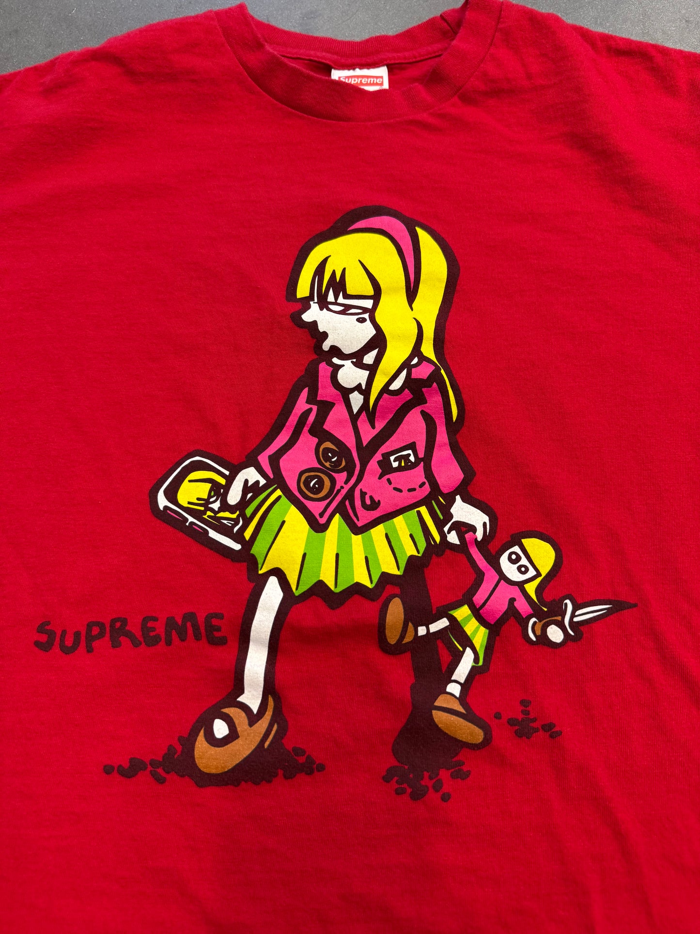 SS19 SUPREME SUZIE SWITCHBLADE TEE - RED (L)