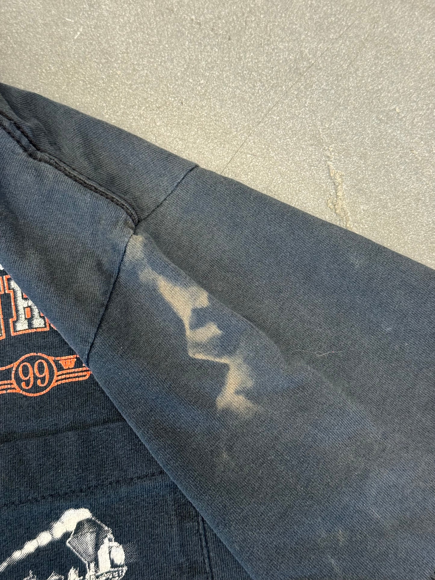 1999 IRON HORSE SALOON BIKE WEEK ORMOND BEACH, FL TRAIN POCKET TEE (ANVIL TAG)