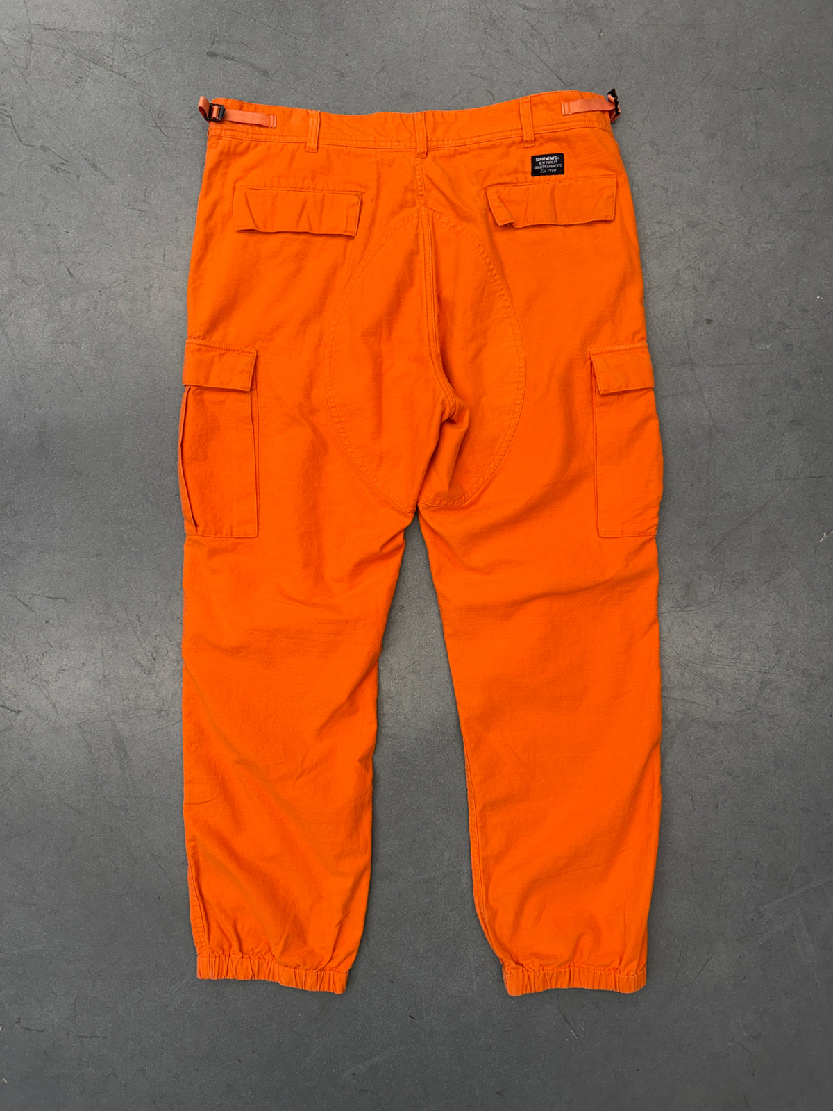 SIZE 36 SS24 SUPREME ORANGE CARGO PANTS - ORANGE