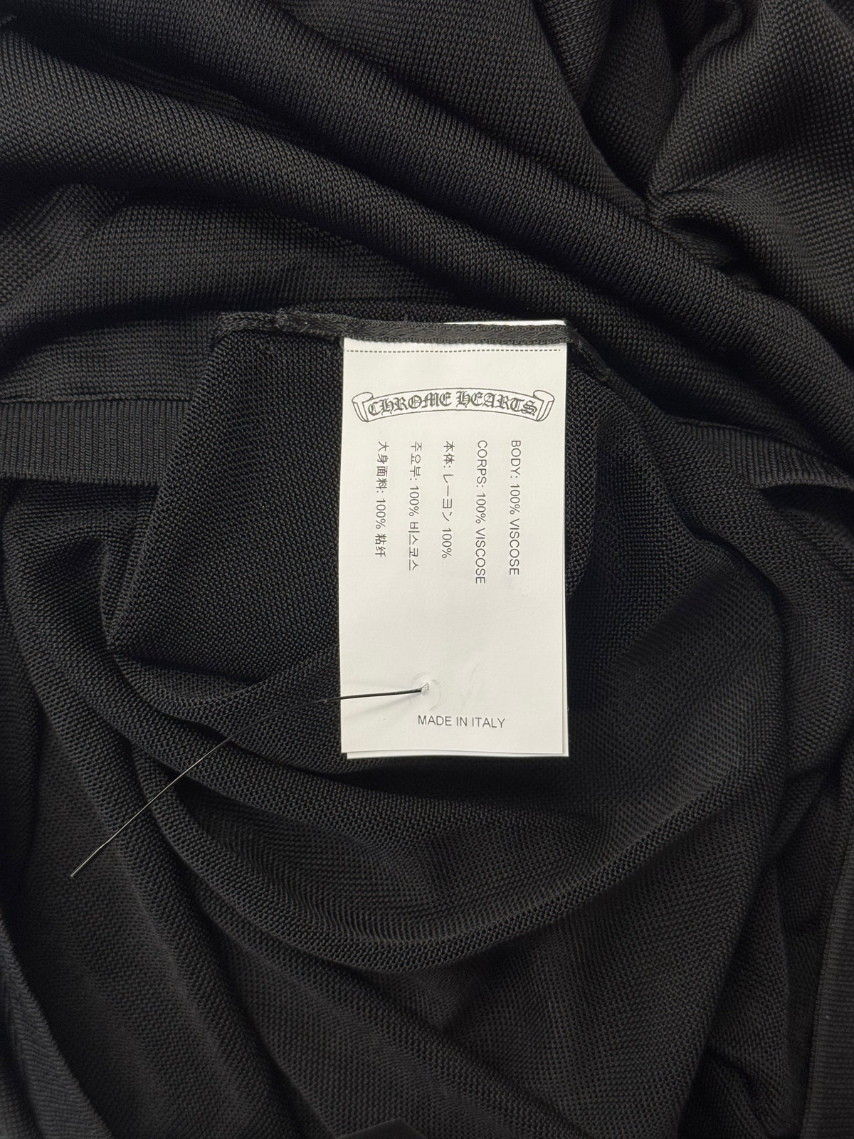 CHROME HEARTS 'FRANKIE' SHEER JACQUARD LUXE SKIRT