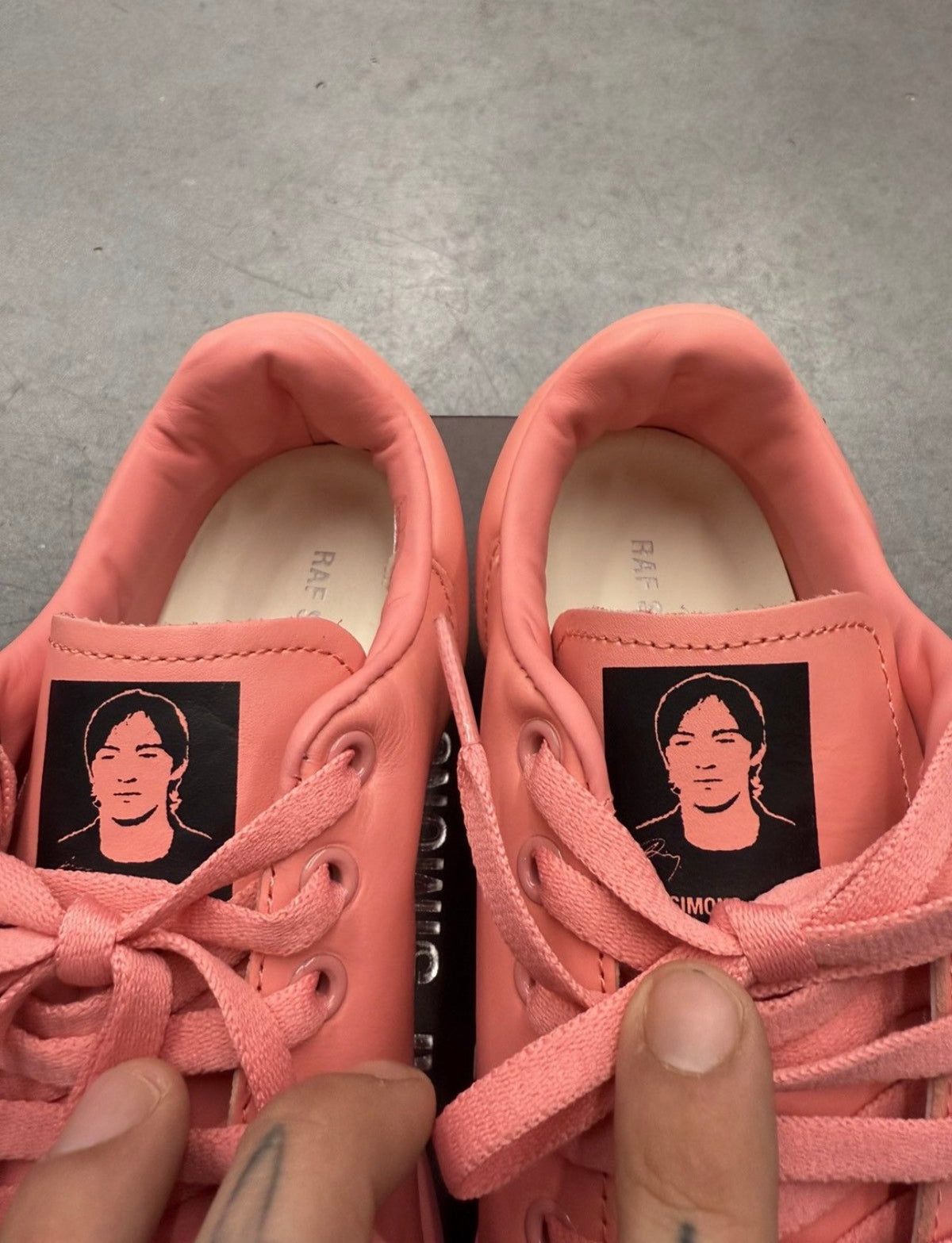 RAF SIMONS ORION STRAWBERRY ICE SNEAKERS (W/BOX)