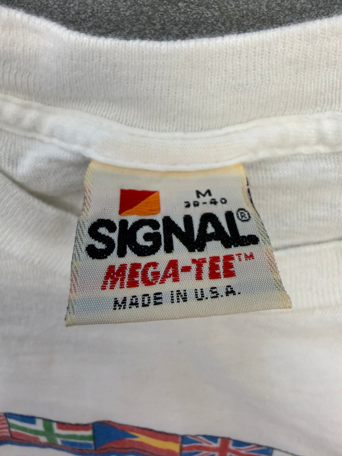 1987 US OPEN TENNIS TEE (SIGNAL TAG)