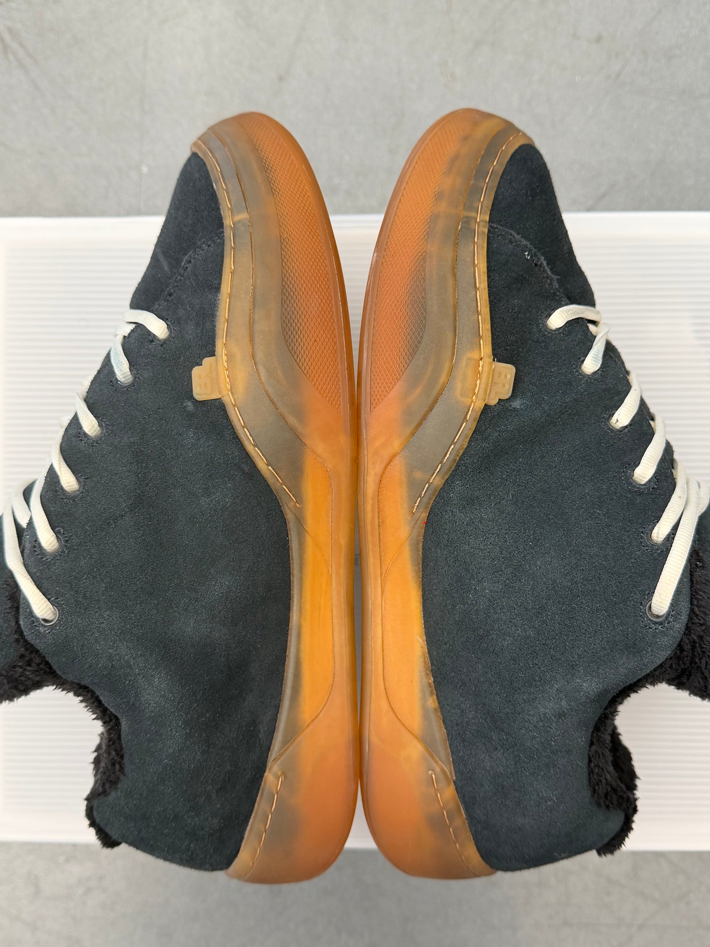 ERL VAMP SKATE SHOE - BLACK SUEDE (PRE-OWNED WITH BOX)