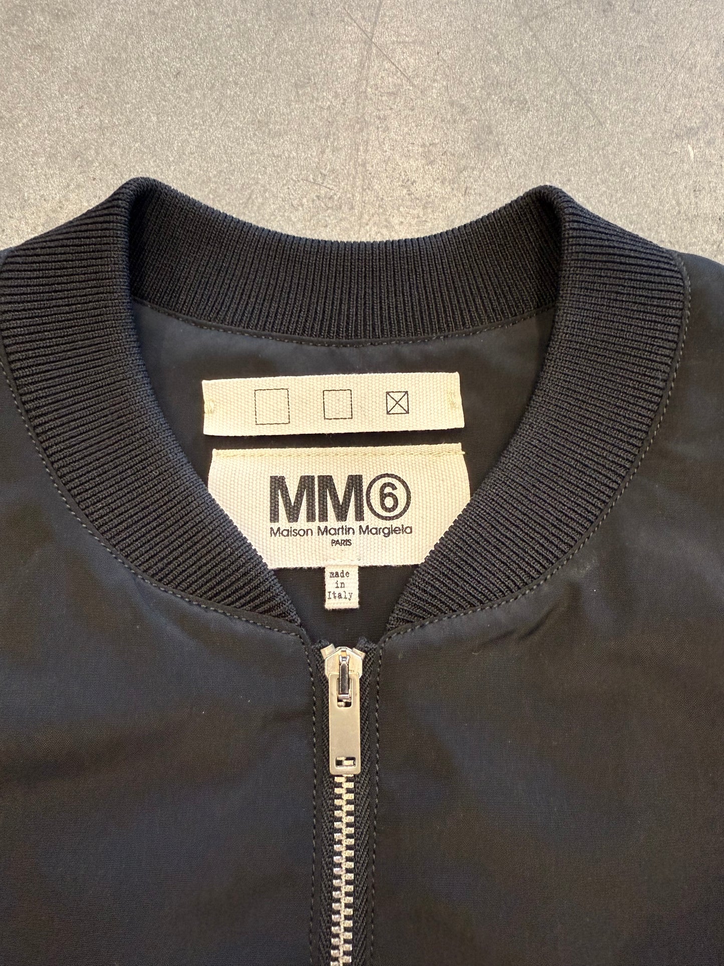 MM6 MAISON MARGIELA BOMBER FULL-ZIP WOMENS JACKET