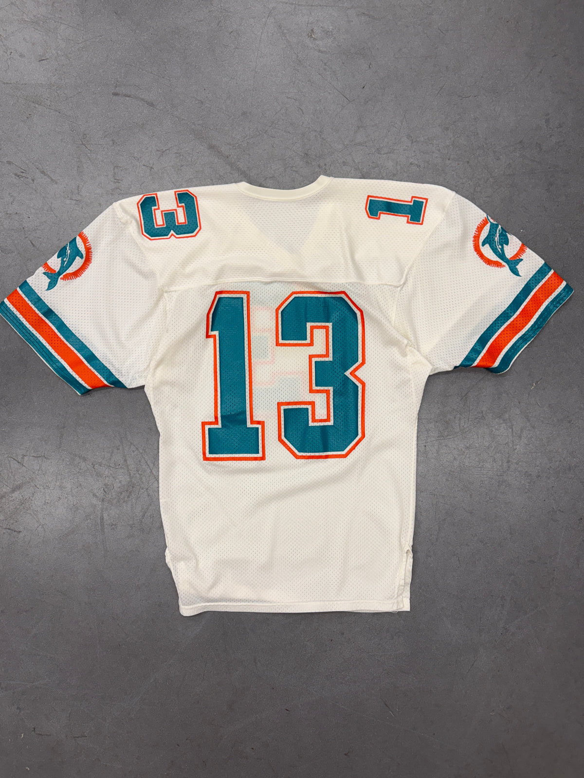 80S MACGREGOR SAND-KNIT DAN MARINO MIAMI DOLPHINS FOOTBALL JERSEY