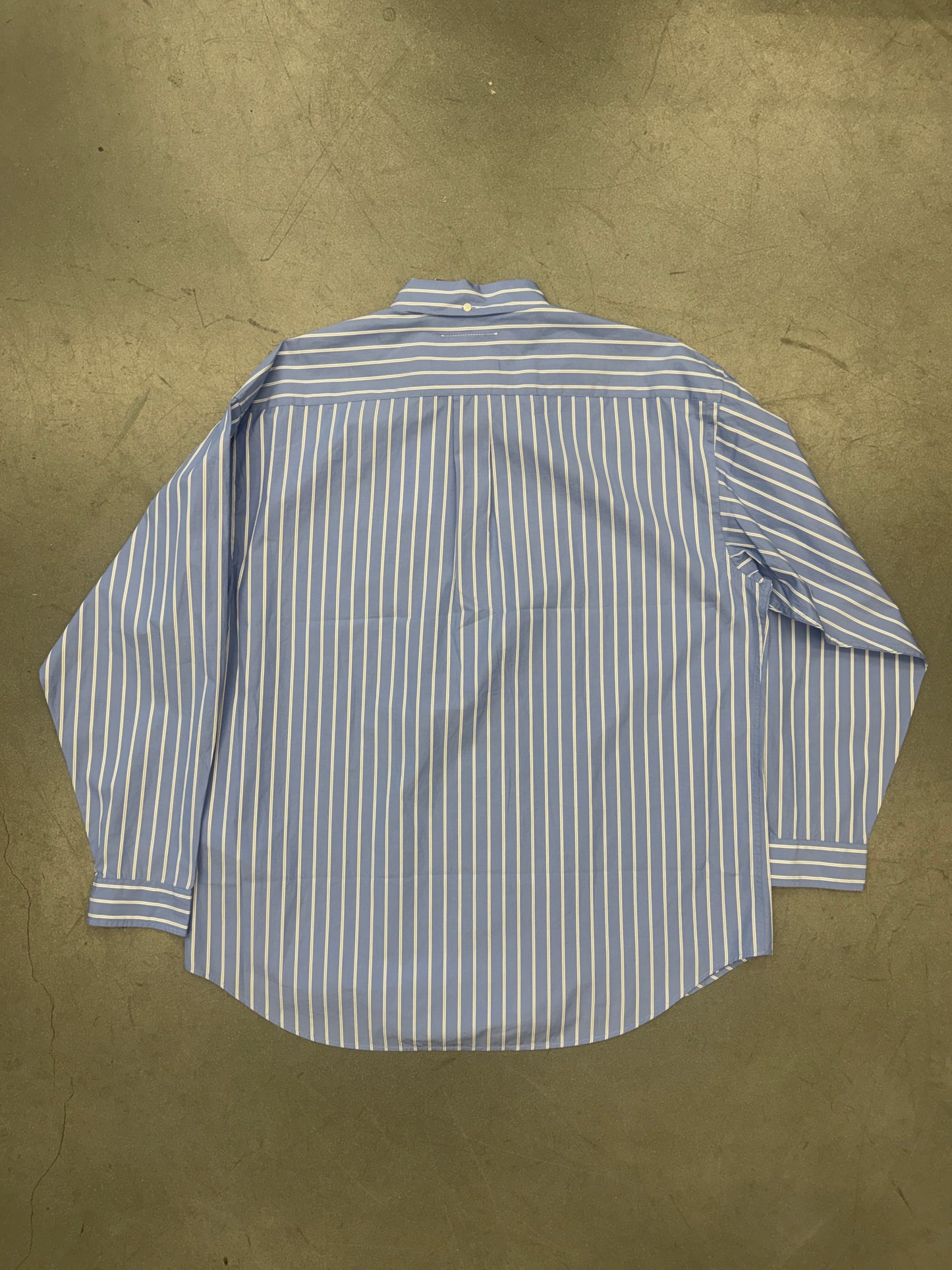 SS26 SUPREME MM6 MAISON MARGIELA STRIPE SHIRT - BLUE