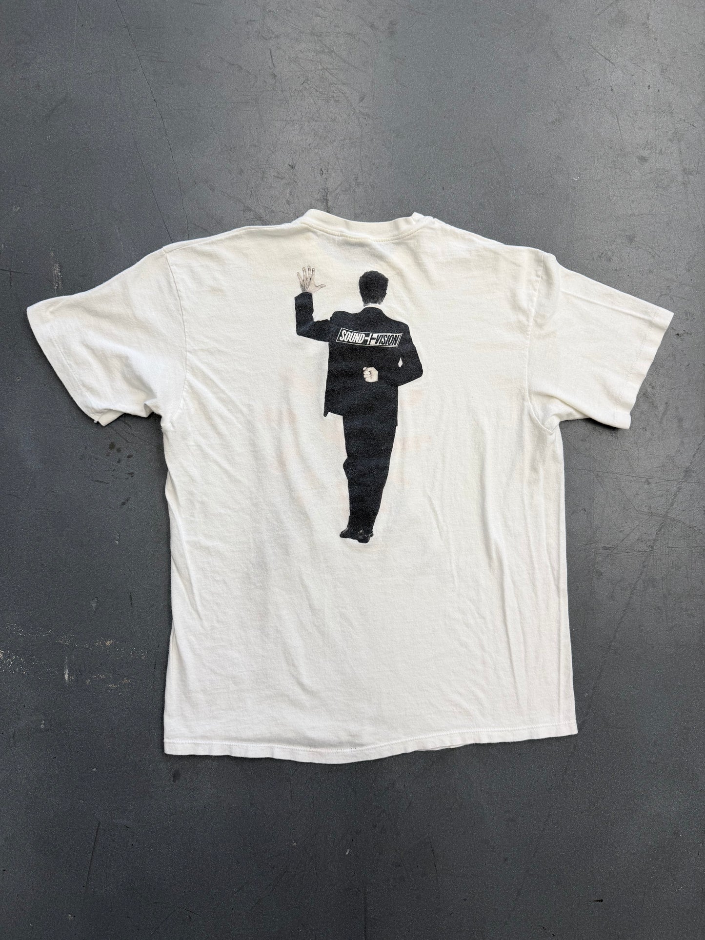 1990 DAVID BOWIE SOUND + VISION TEE (HANES TAG)