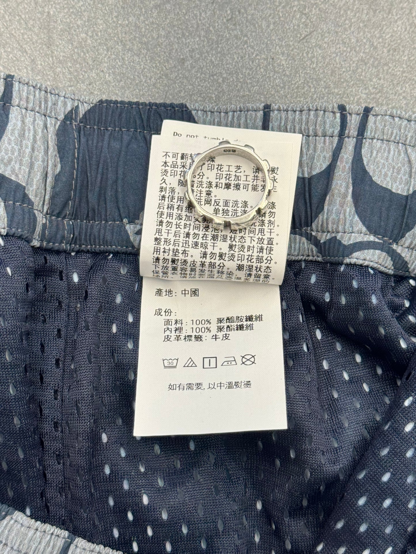 2021 BAPE X COACH SHORTS - NAVY