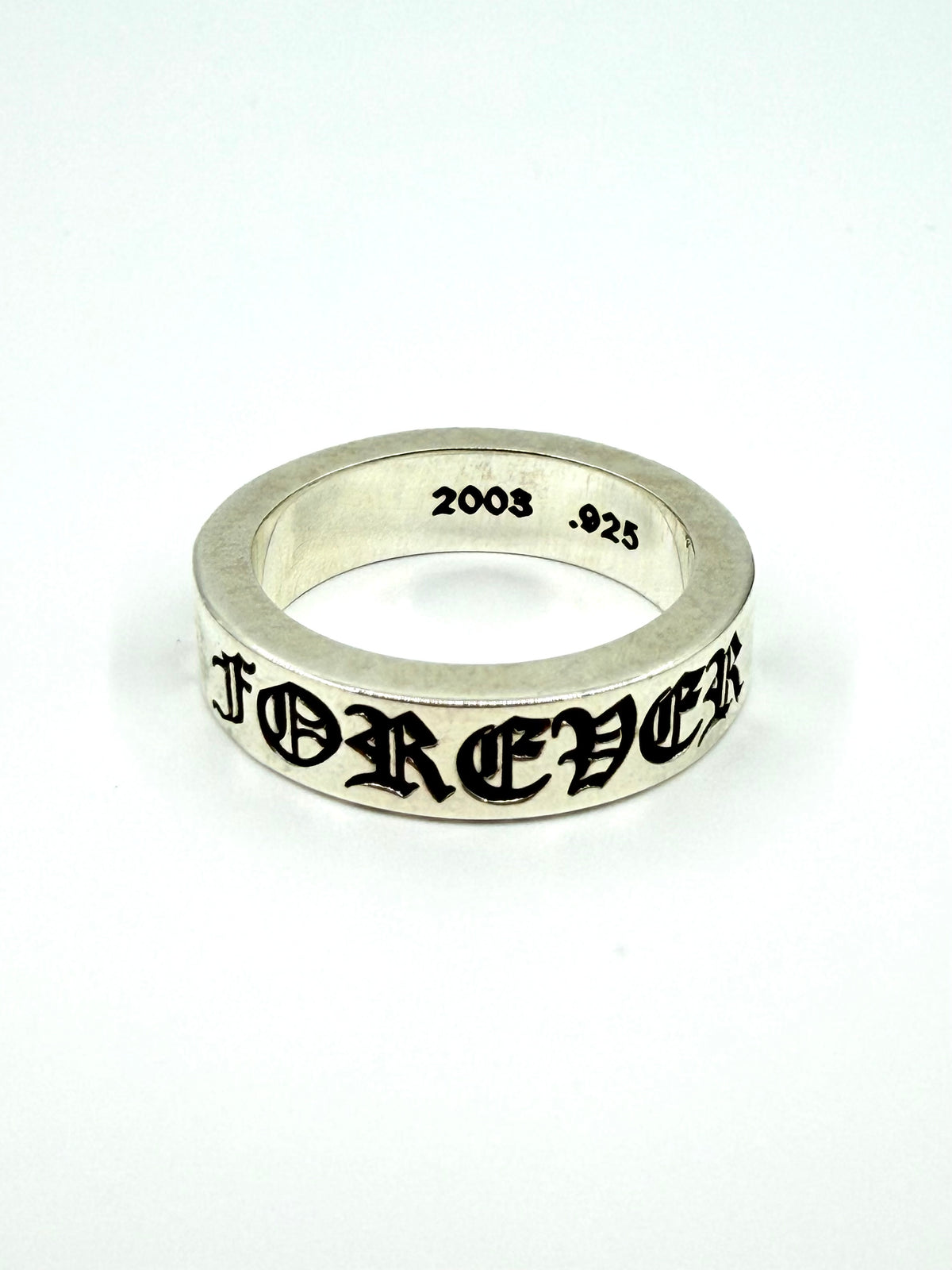 CHROME HEARTS CH FOREVER SPACER SILVER RING