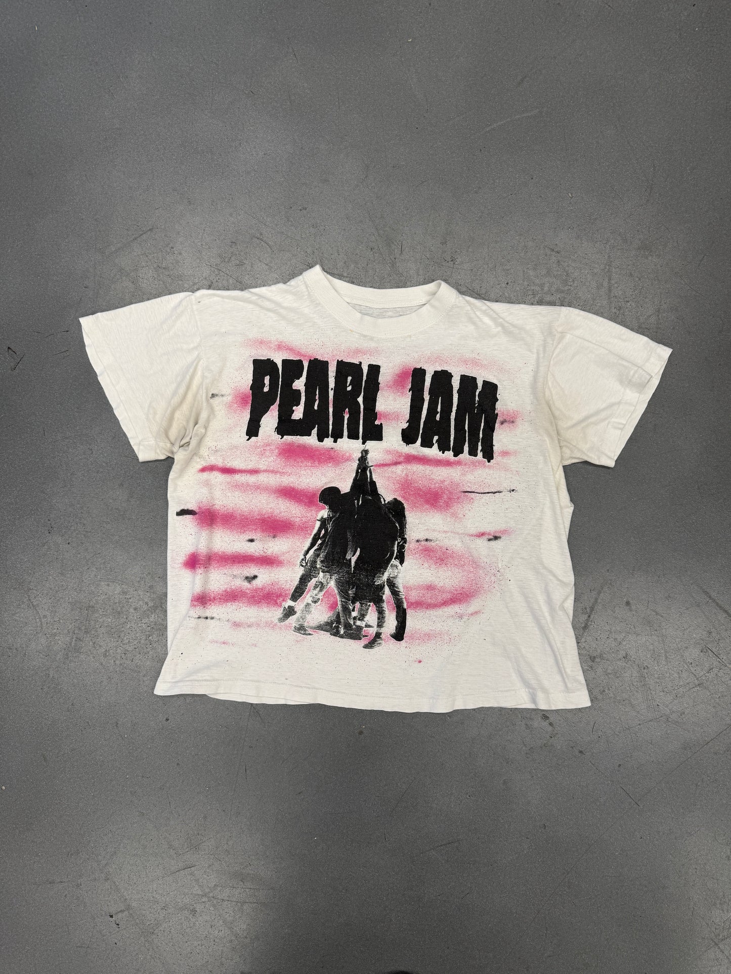 1996 PEARL JAM NO CODE EURO BOOTLEG TEE (PULLED TAG)