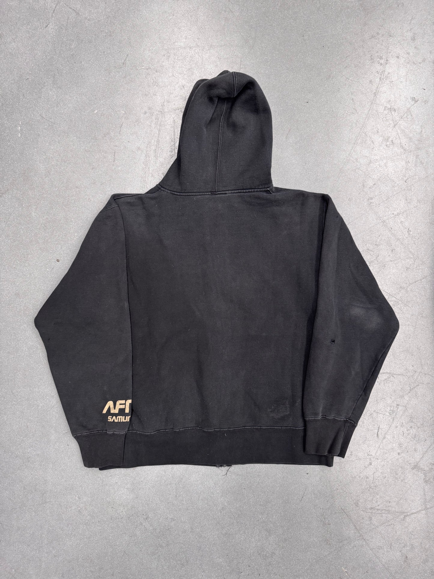 2007 AFRO SAMURAI FULL ZIP HOODIE - BLACK