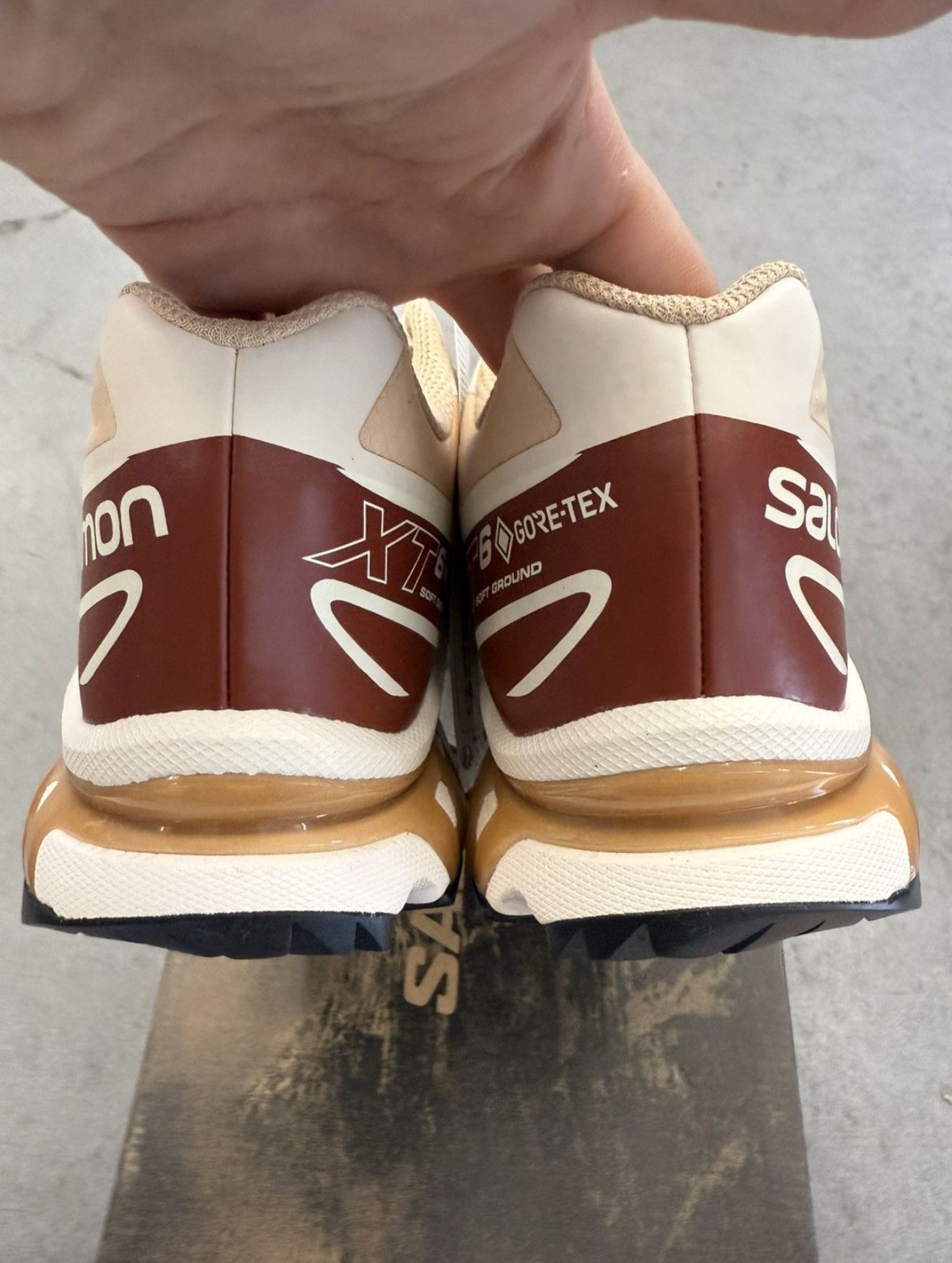 SIZE 10 2022 KITH SALOMON XT-6 GORE-TEX BURNT HENNA (NEW WITH BOX)