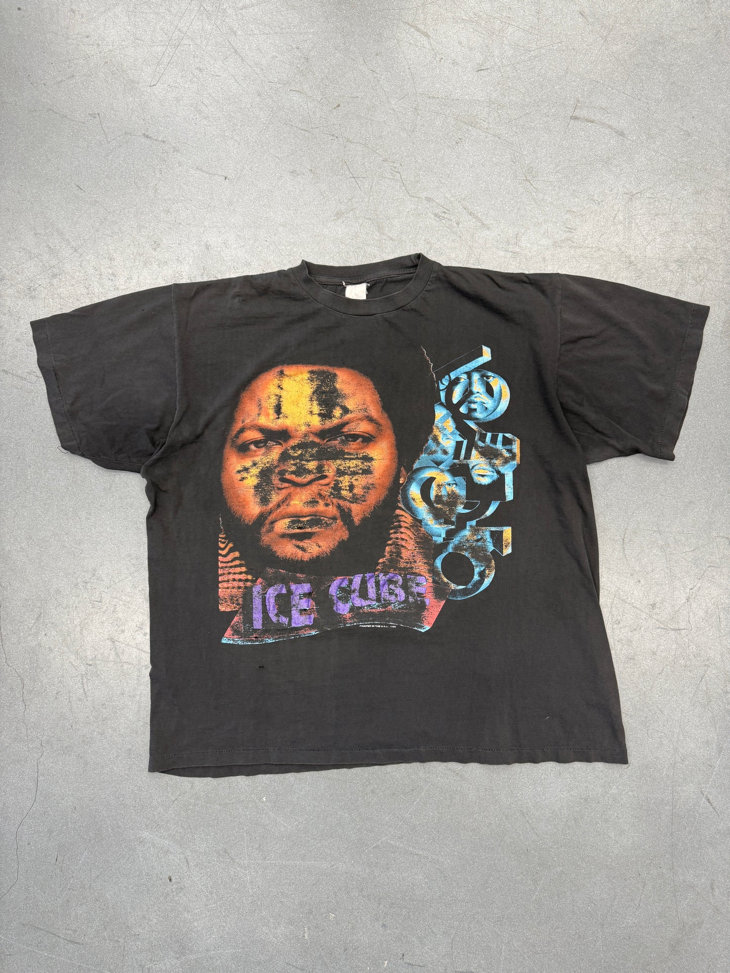 1995 ICE CUBE WHAT CAN I DO BOOTLEG RAP TEE (FADEDS TAG)