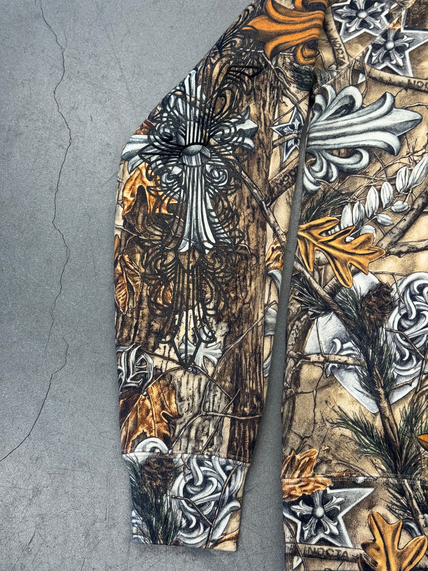 CHROME HEARTS X NOCTA REAL TREE CAMO CREWNECK