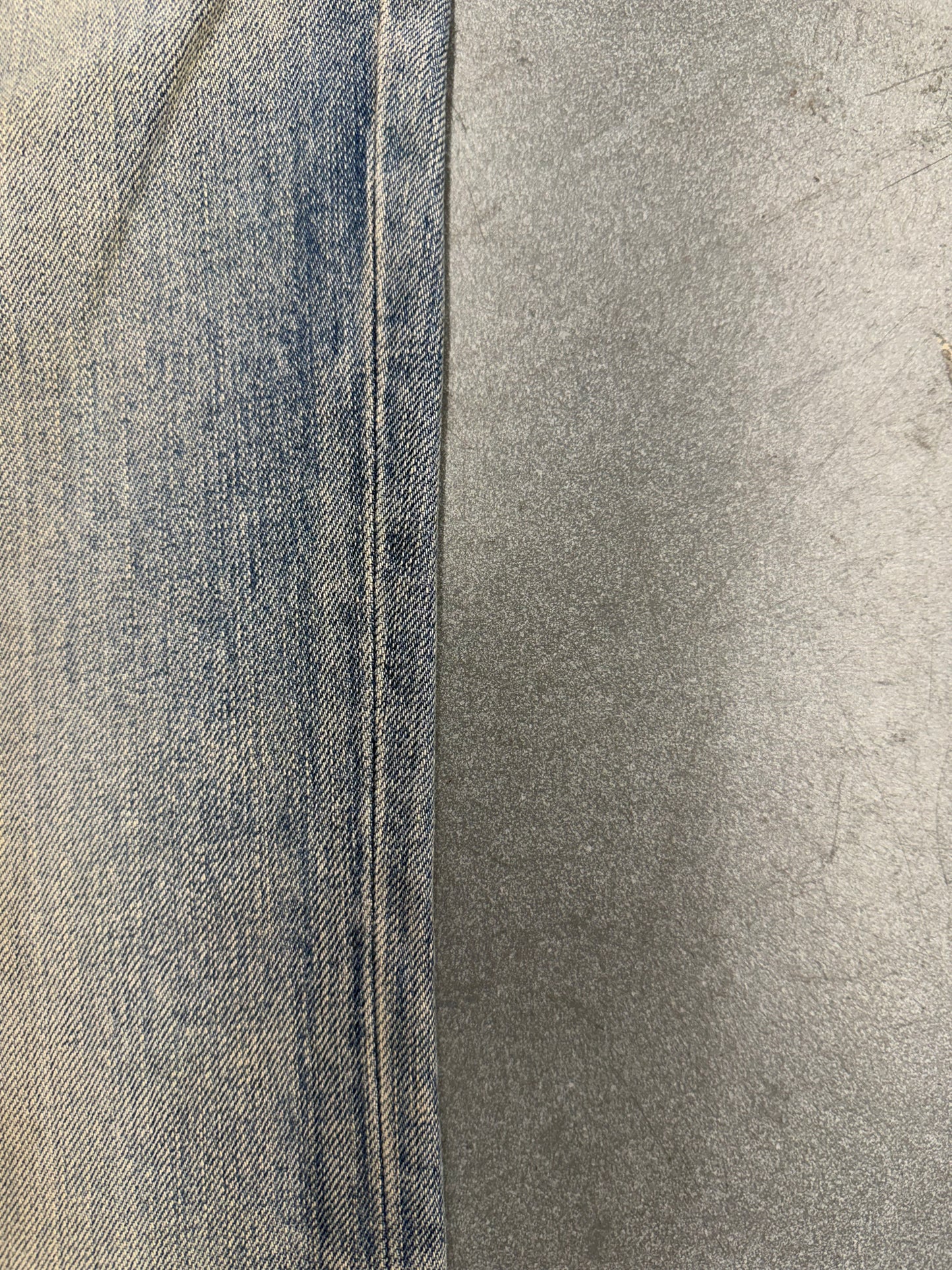 BALENCIAGA FIFTY-FIFTY JEANS BLACK/MEDIUM WASH - NWT