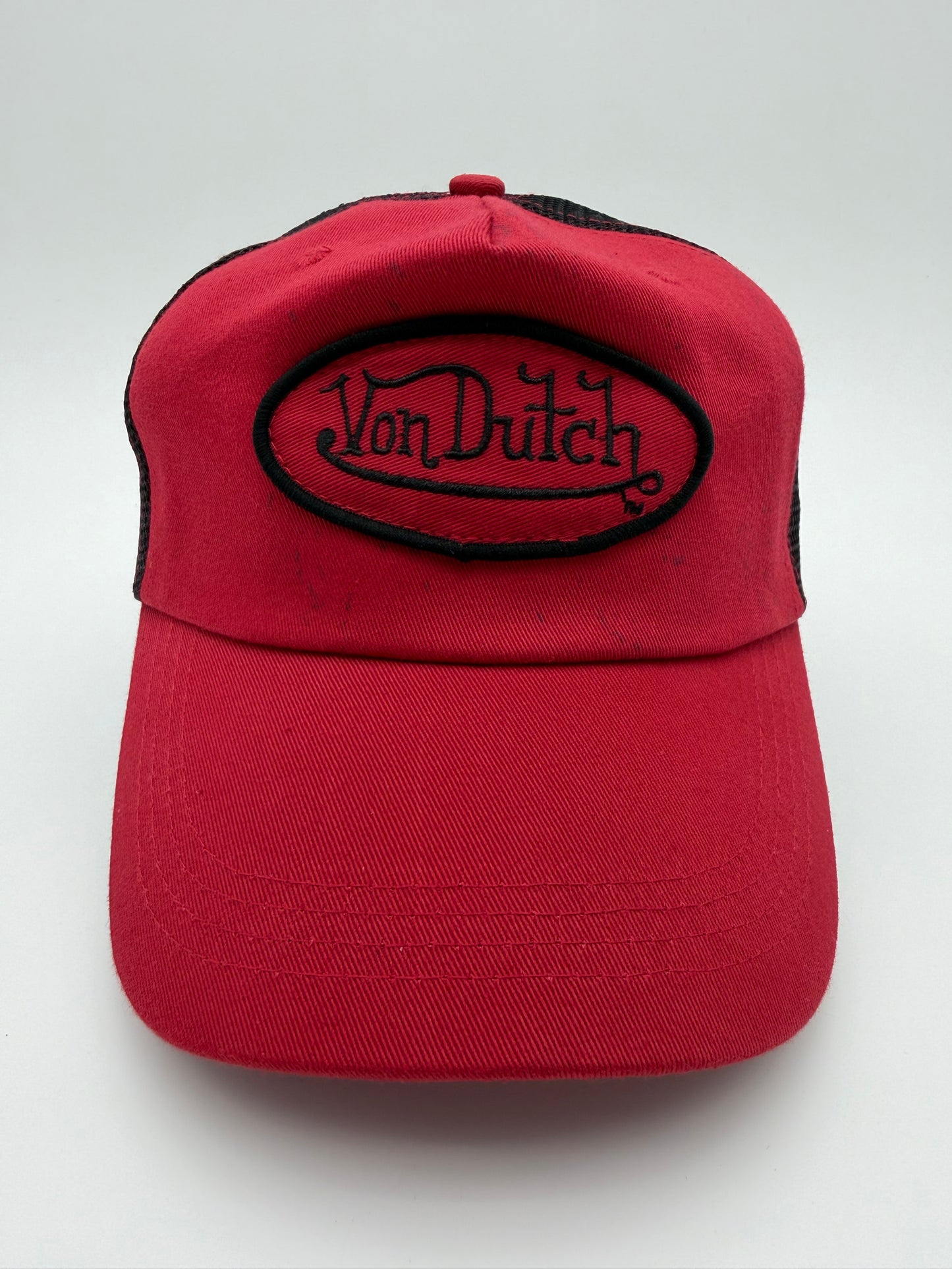 VON DUTCH TRUCKER HAT RED/BLACK
