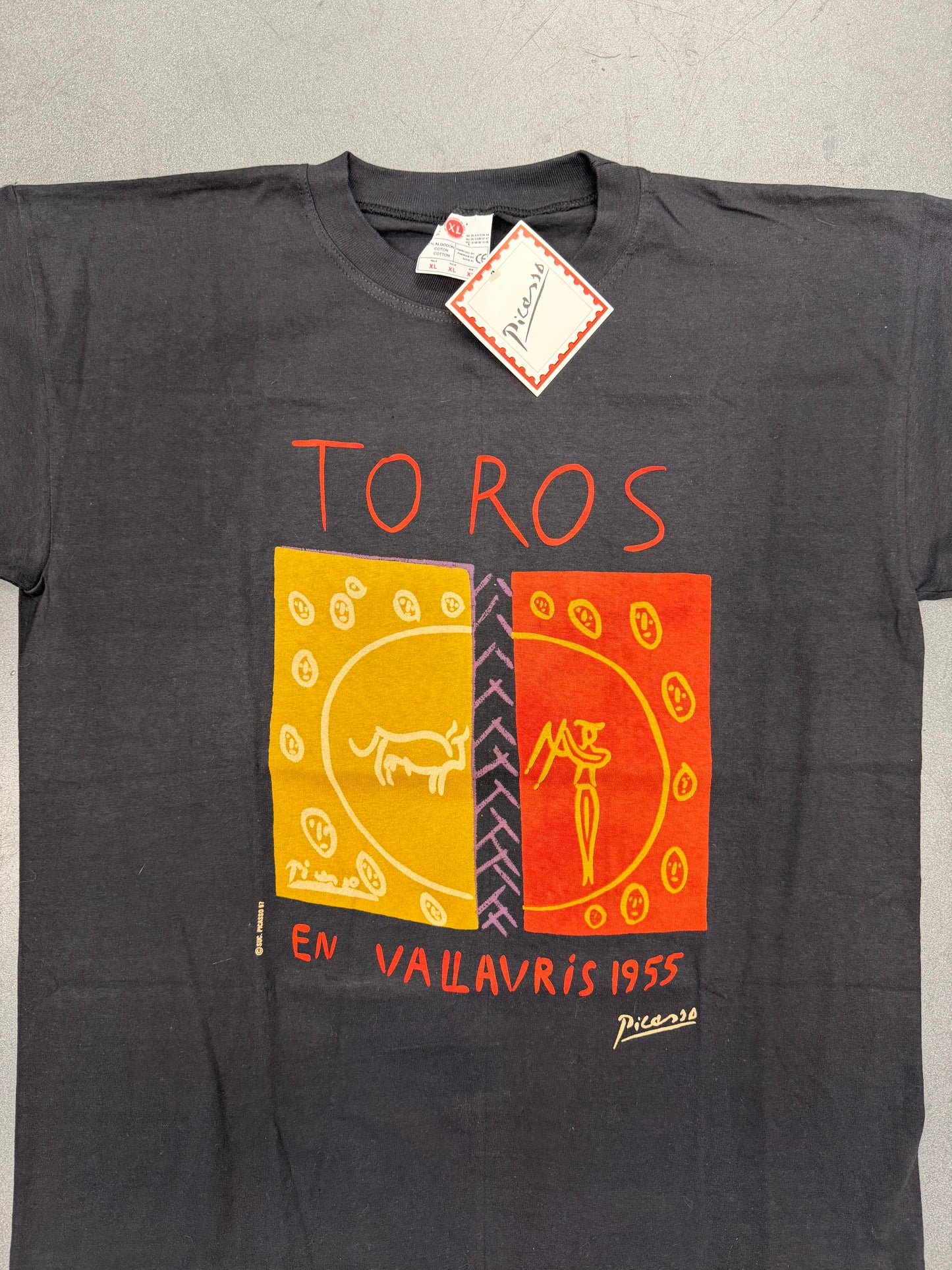 1997 TOROS EN VALLARVIS 1955 PICASSO TEE (NWT)