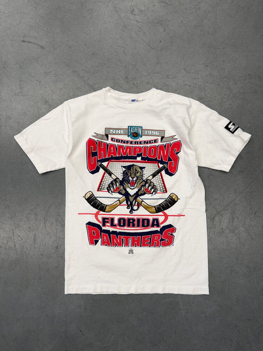 1996 NHL EASTERN CONFERENCE CHAMPIONS FLORIDA PANTHERS TEE (STARTER TAG)