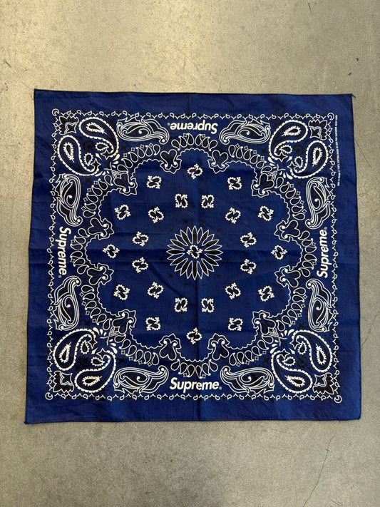 SS24 SUPREME HAV A HANK PAISLEY BANDANA (USED )