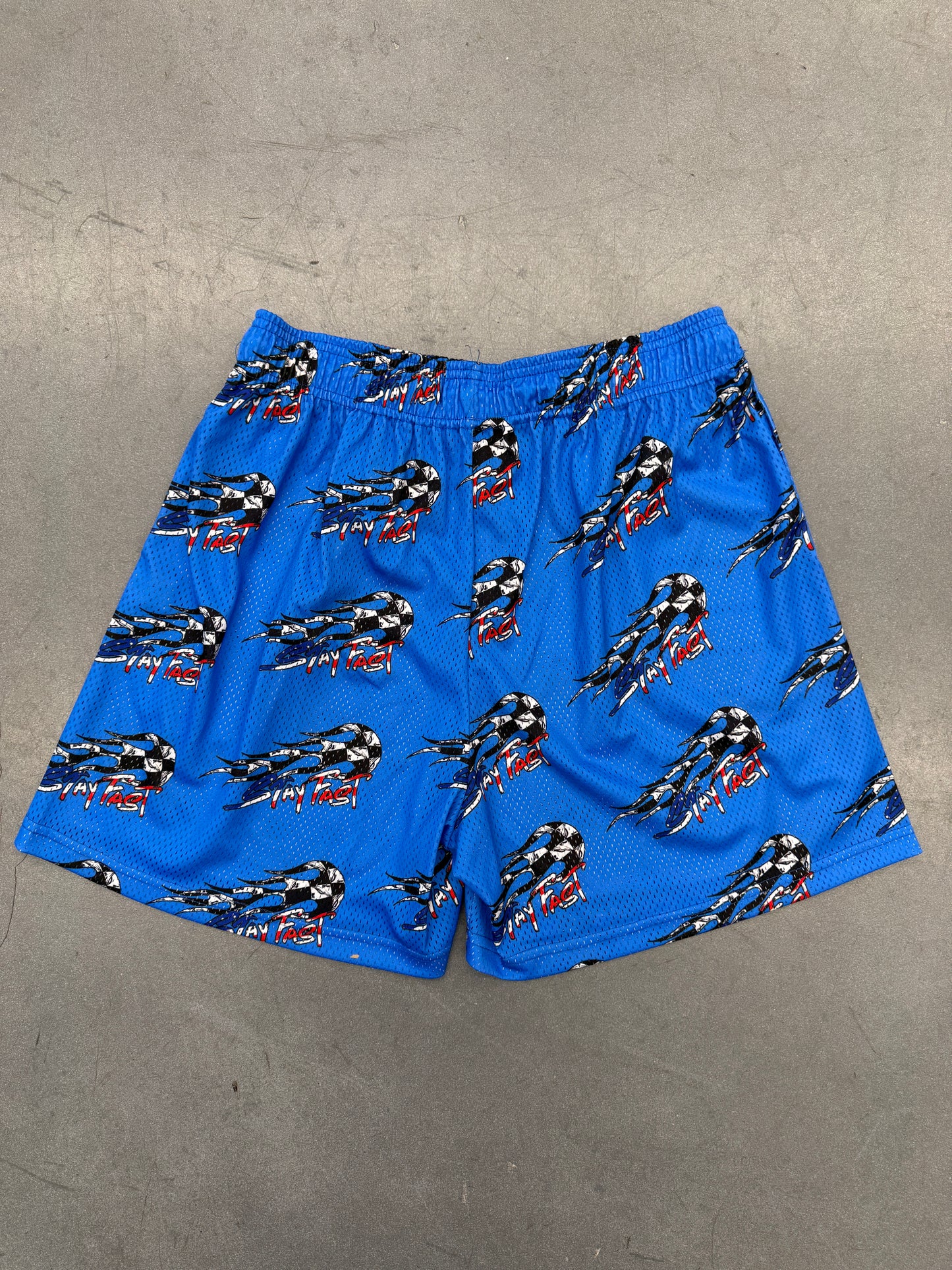 ERIC EMANUEL X MATTY BOY STAY FAST EE BASIC CHORE SHORT - BLUE