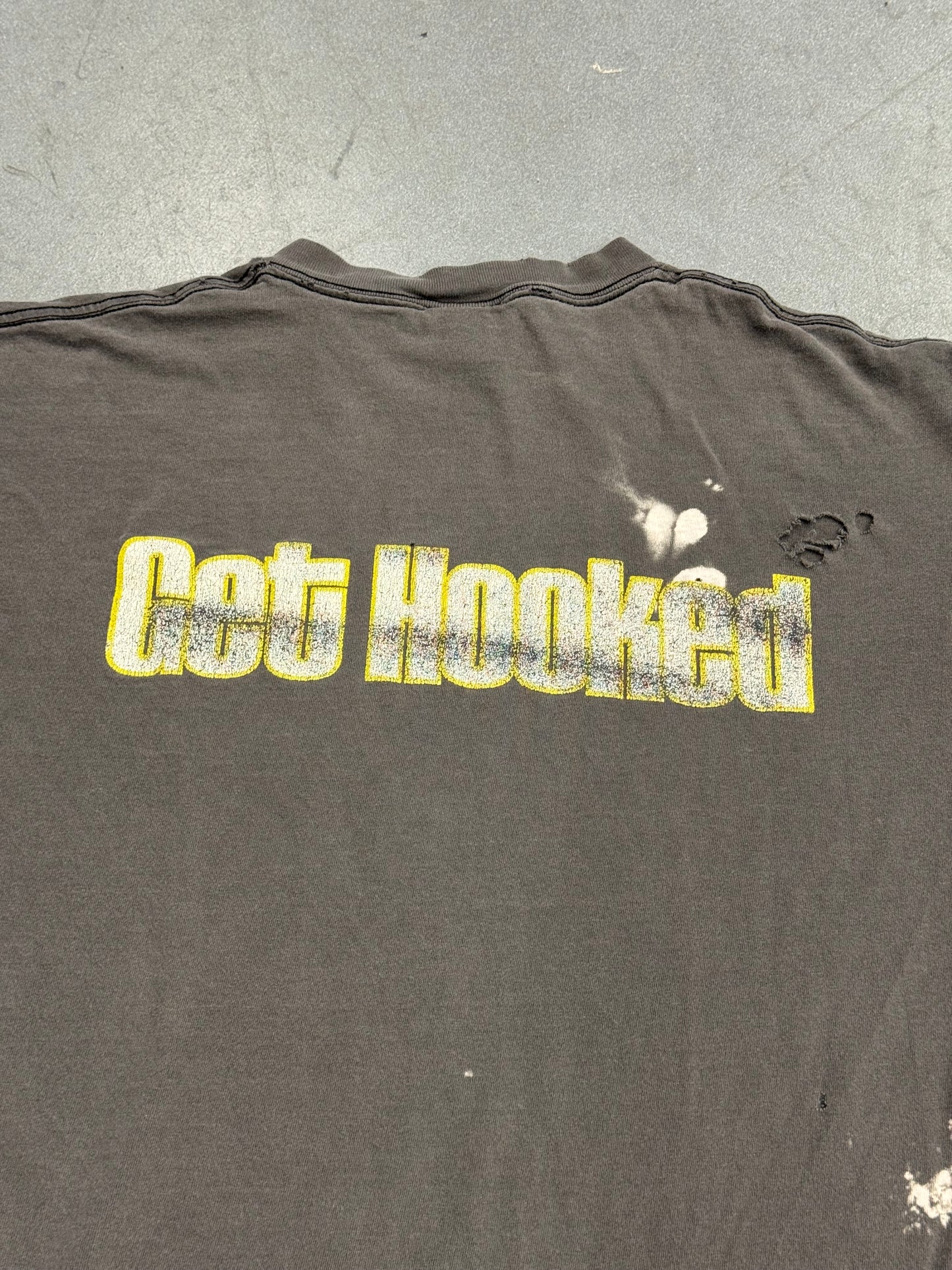 Y2K JOG DIAL WITH CALLER ID "GET HOOKED" TEE (SUPERIOR TAG)