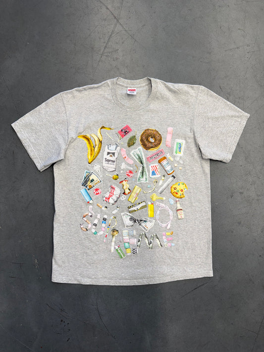 SS23 SUPREME TRASH TEE - ASH GREY